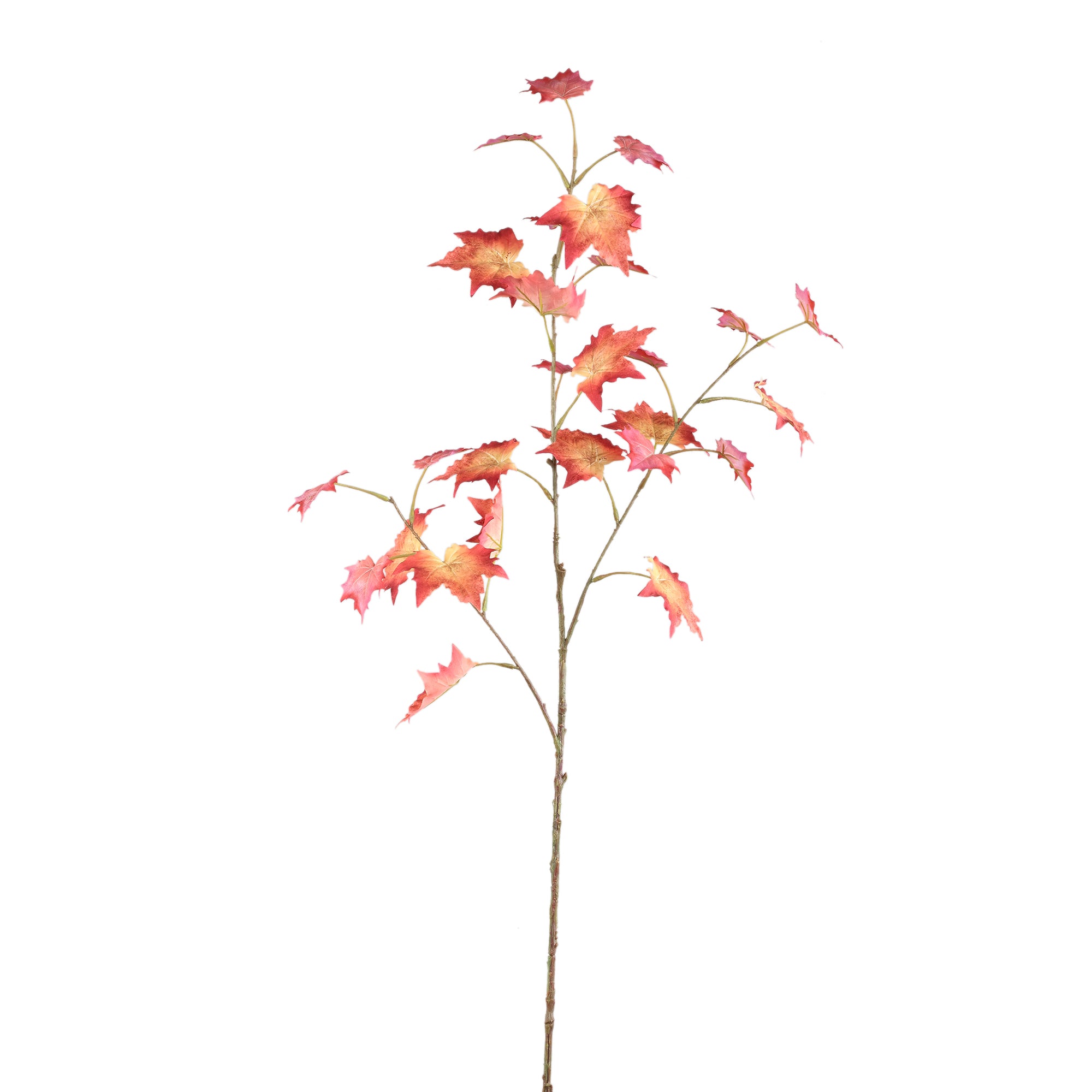 Leaves Plant Red maple leaves spray Rouge — Feuille artificielle — Feuille artificielle design premium | Häus