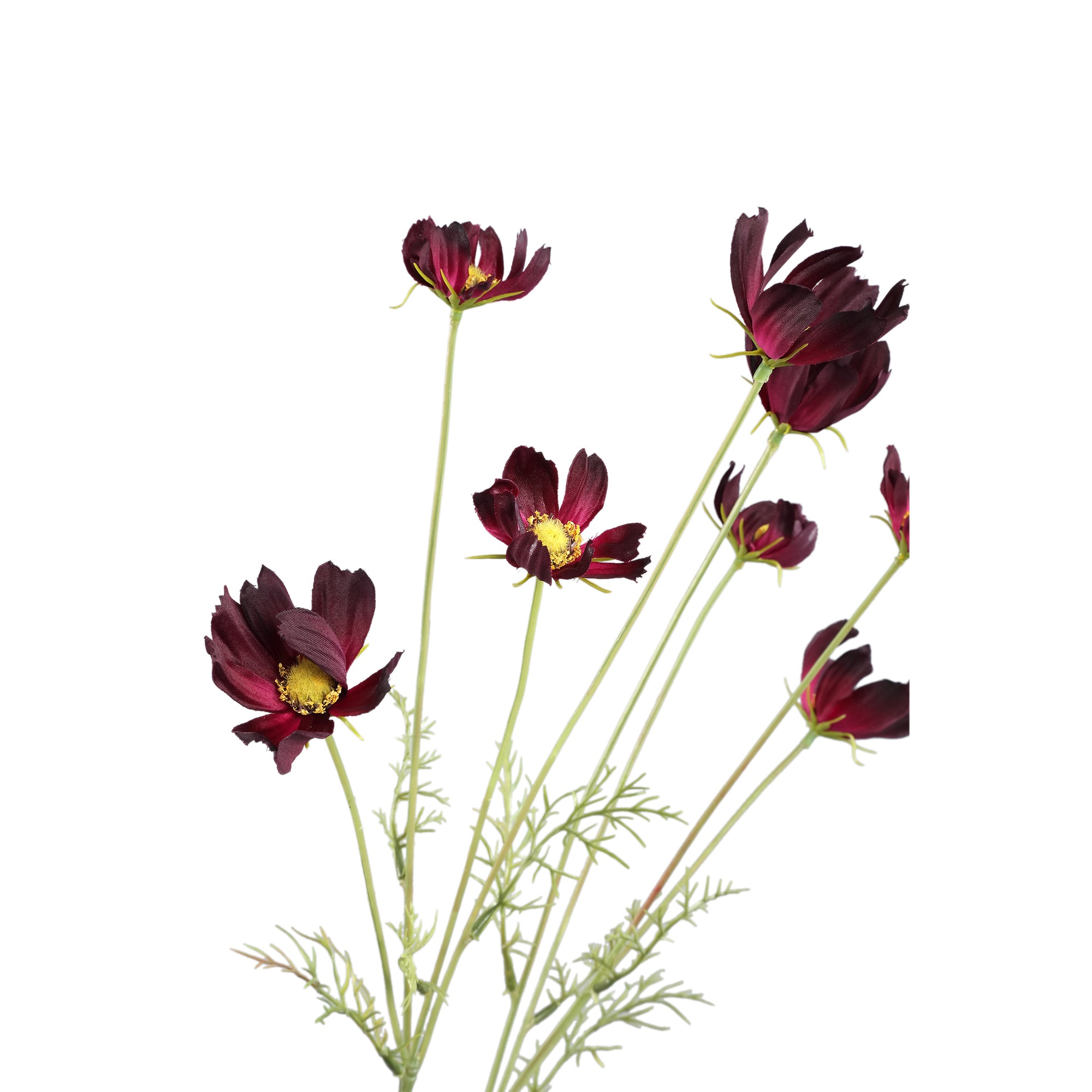 Garden Flower Burgundy cosmos spray Rouge — Fleur artificielle — vue 2 | Häus