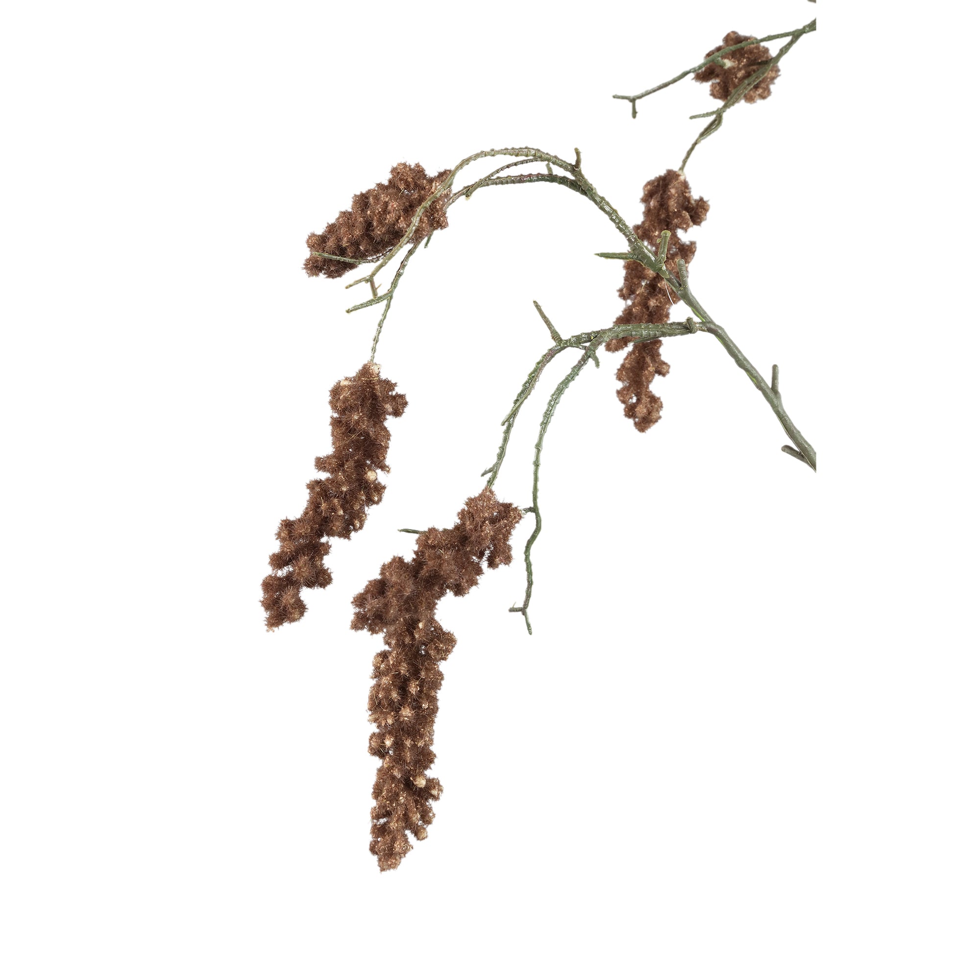 Twig Plant Brown cattail spray Marron — Branche artificielle — vue 2 | Häus