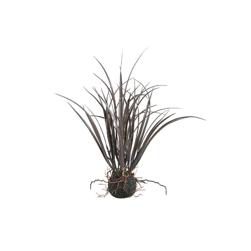 Leaves Plant Burgundy dracaena in moss soil Bordeaux — Feuille artificielle — vue 3 | Häus