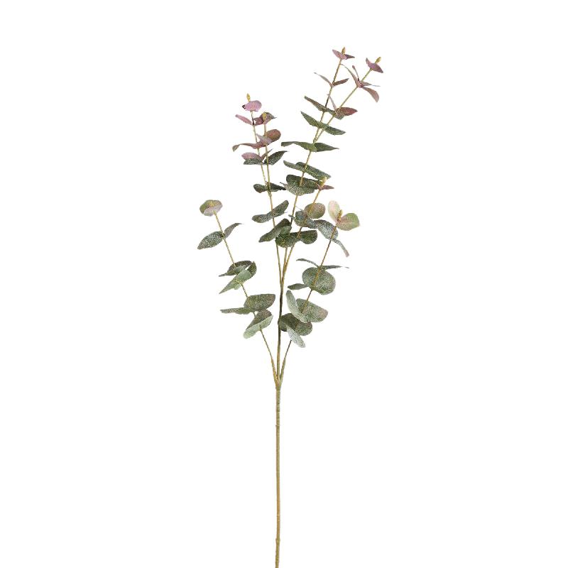 Leaves Plant Green eucalyptus spray pink top Vert — Feuille artificielle — vue 3 | Häus