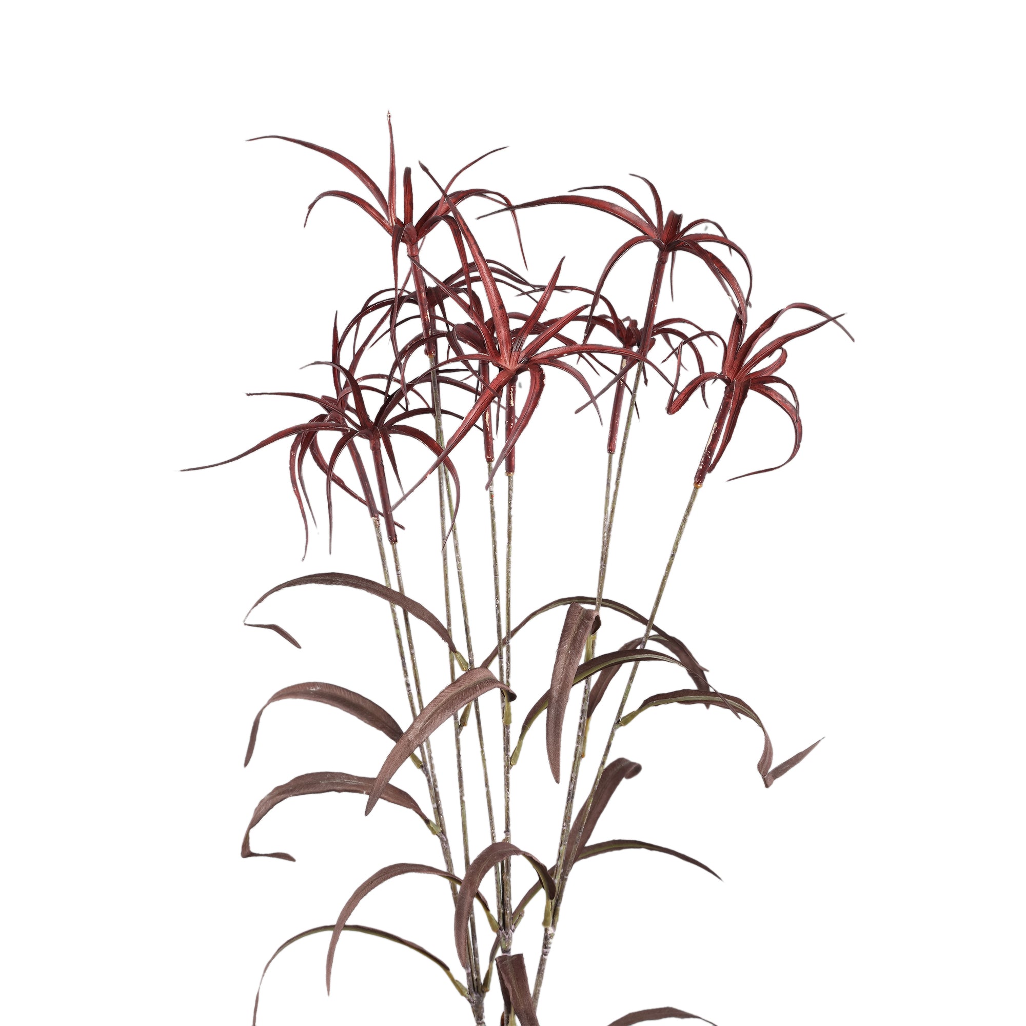 Bamboo Leafs Burgundy umbrella bamboo spray Bordeaux — Feuille artificielle — vue 2 | Häus