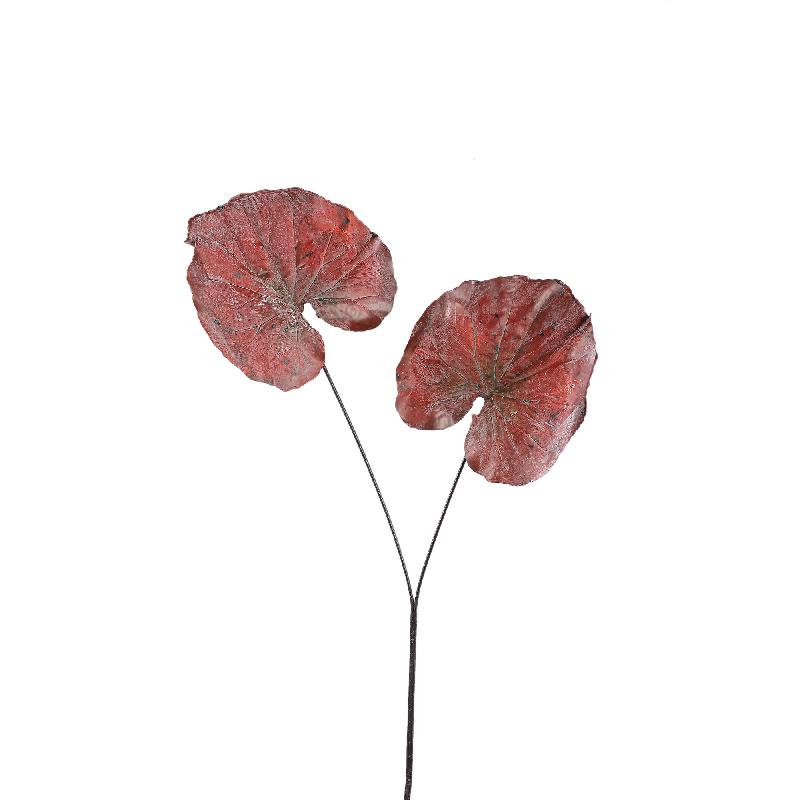 Leaves Plant Burgundy green monstera leaf spray Bordeaux — Feuille artificielle — vue 3 | Häus