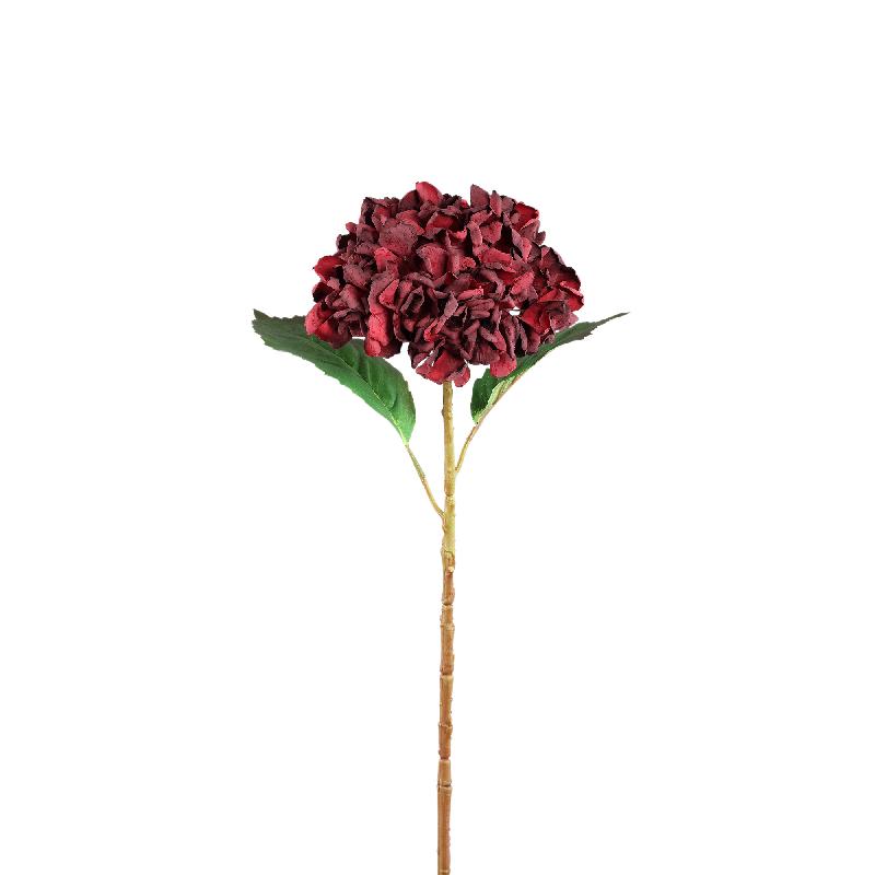 Hydrangea Flower Red hydrangea stem large Rouge — Fleur artificielle — vue 3 | Häus