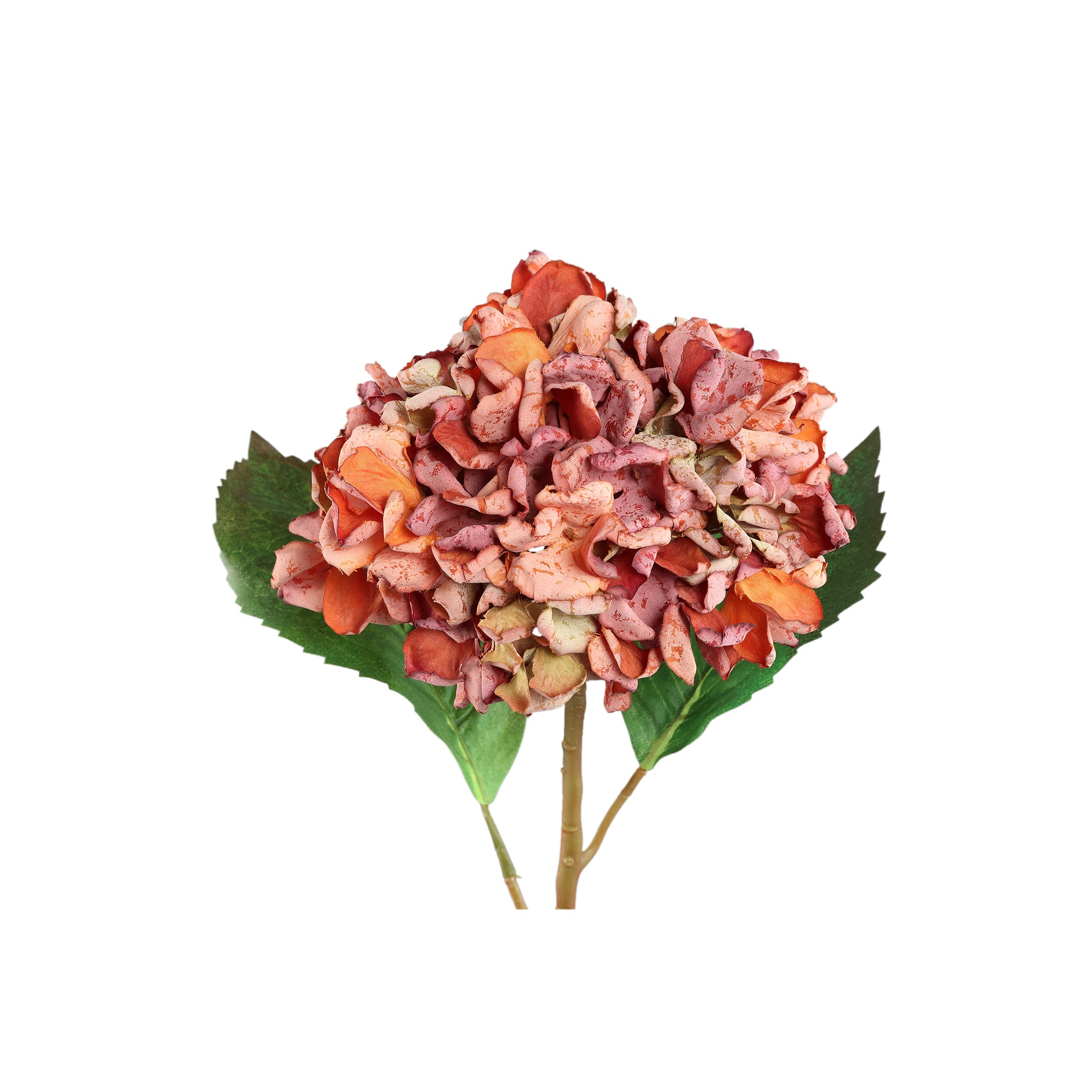 Hydrangea Flower Rust hydrangea stem large Orange — Fleur artificielle — vue 2 | Häus