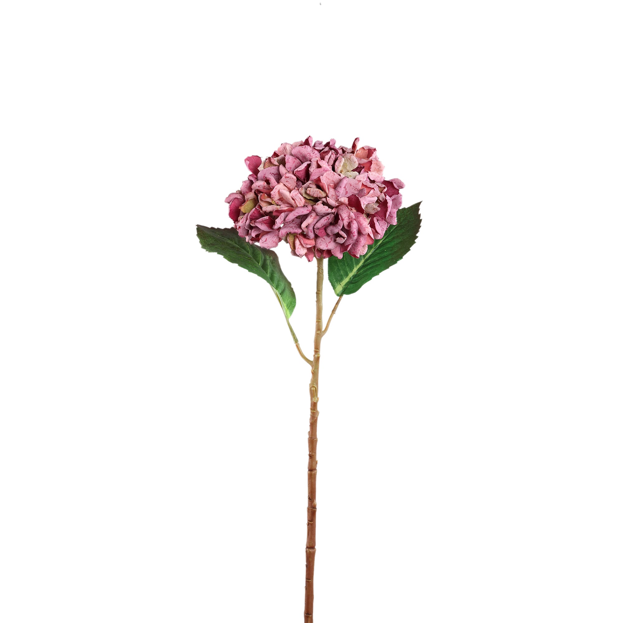 Hydrangea Flower Pink hydrangea stem large Rose — Fleur artificielle — Fleur artificielle design premium | Häus