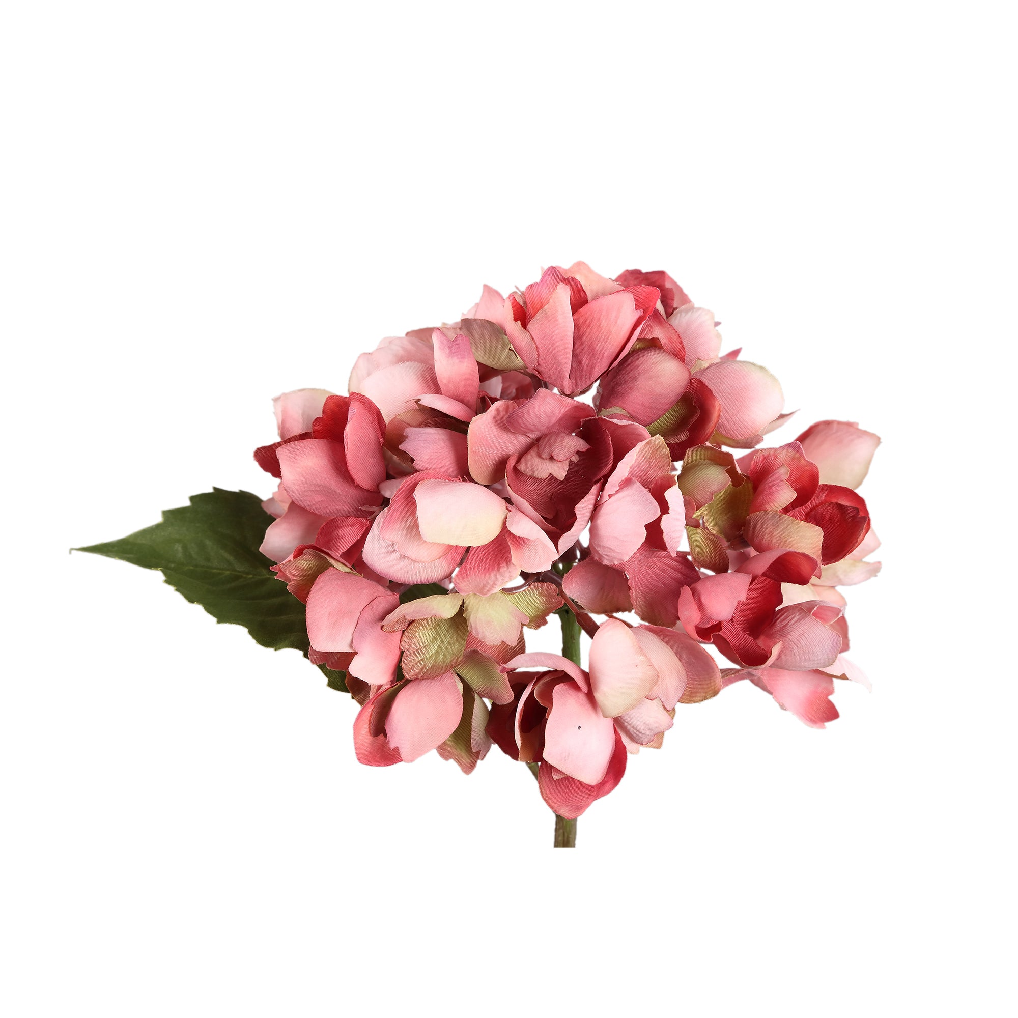 Hydrangea Flower Pink hydrangea stem small Rose — Fleur artificielle — vue 2 | Häus