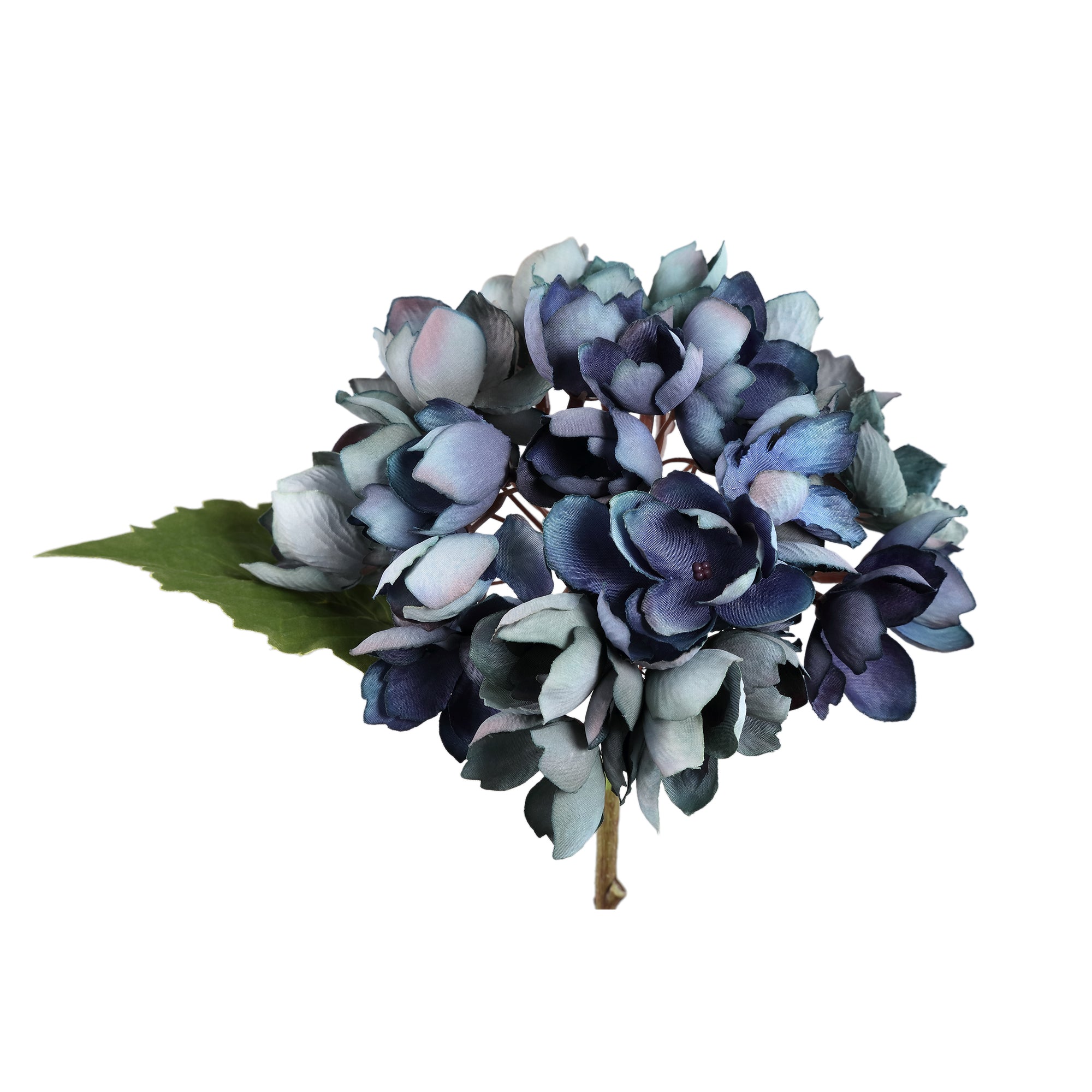Hydrangea Flower Blue hydrangea stem small Bleu — Fleur artificielle — vue 2 | Häus