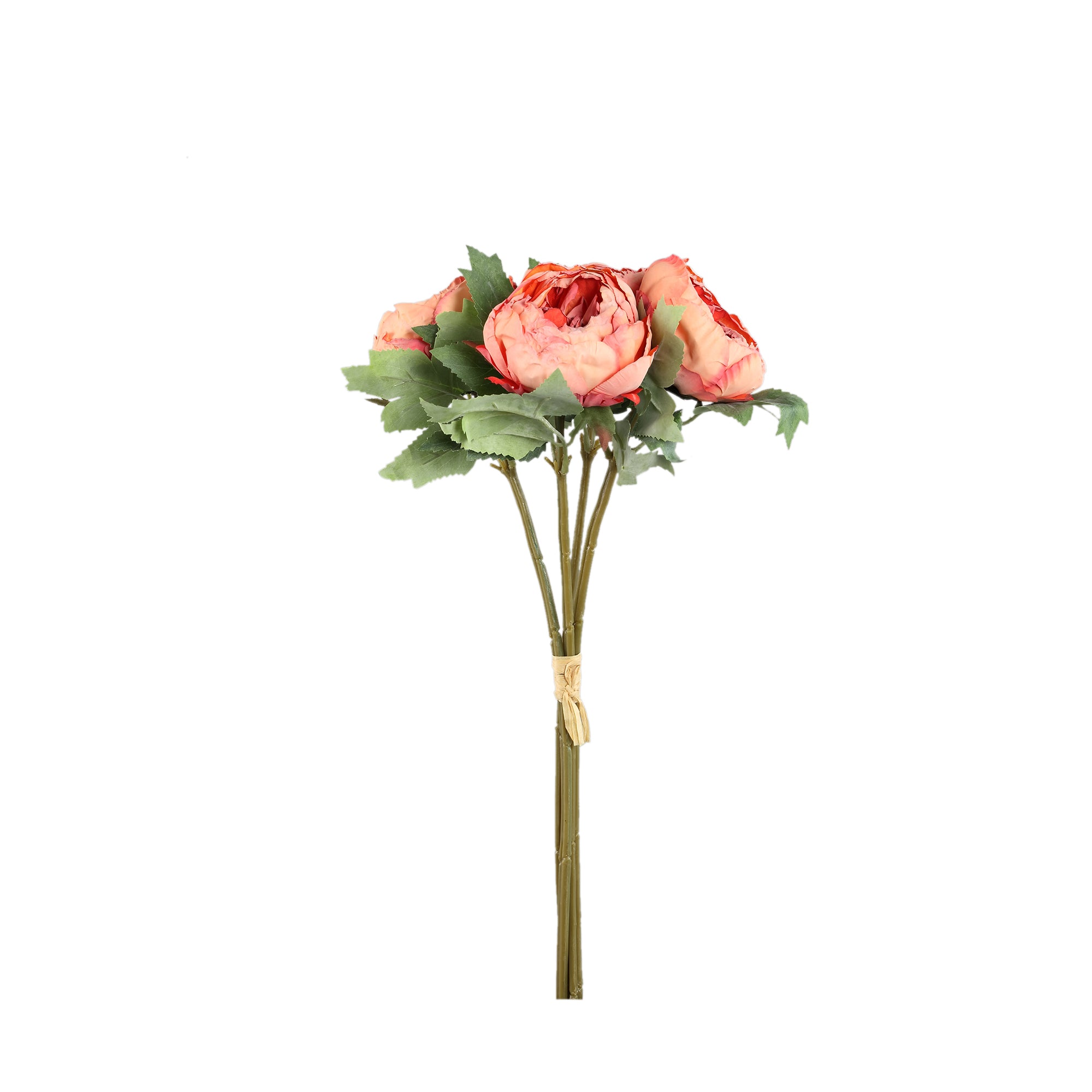 Peony Flower Orange peony bush Orange — Fleur artificielle — Fleur artificielle design premium | Häus