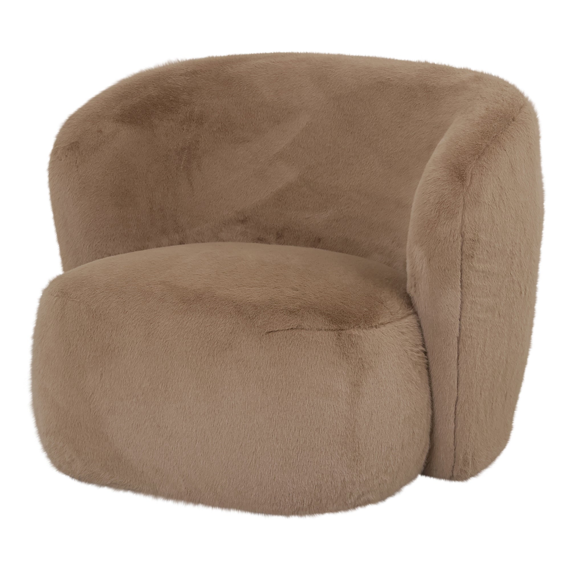 Aphrodite Mocca fauteuil fur - Photo 8