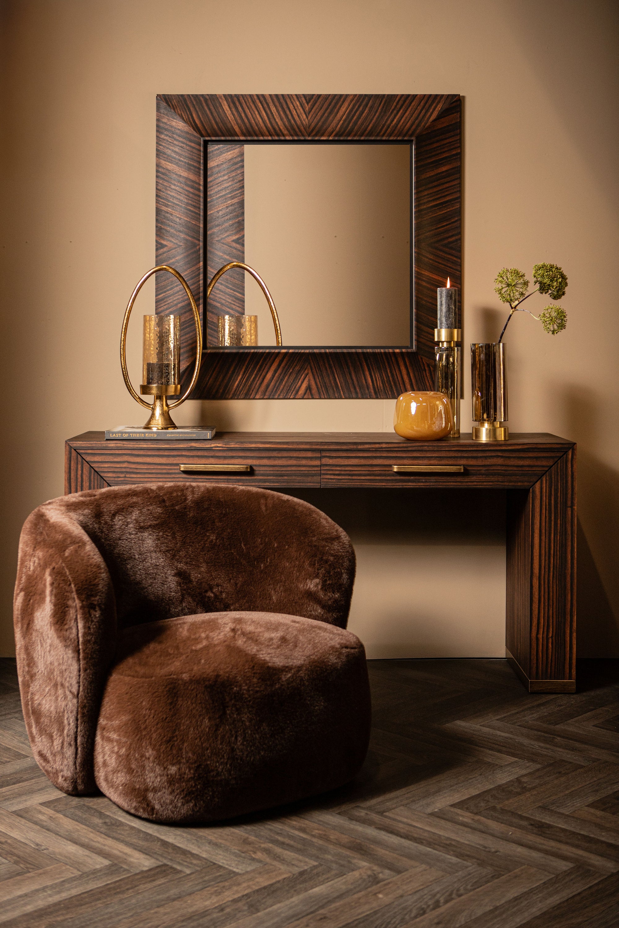 Aphrodite Dark Brown fauteuil fur - Photo 7