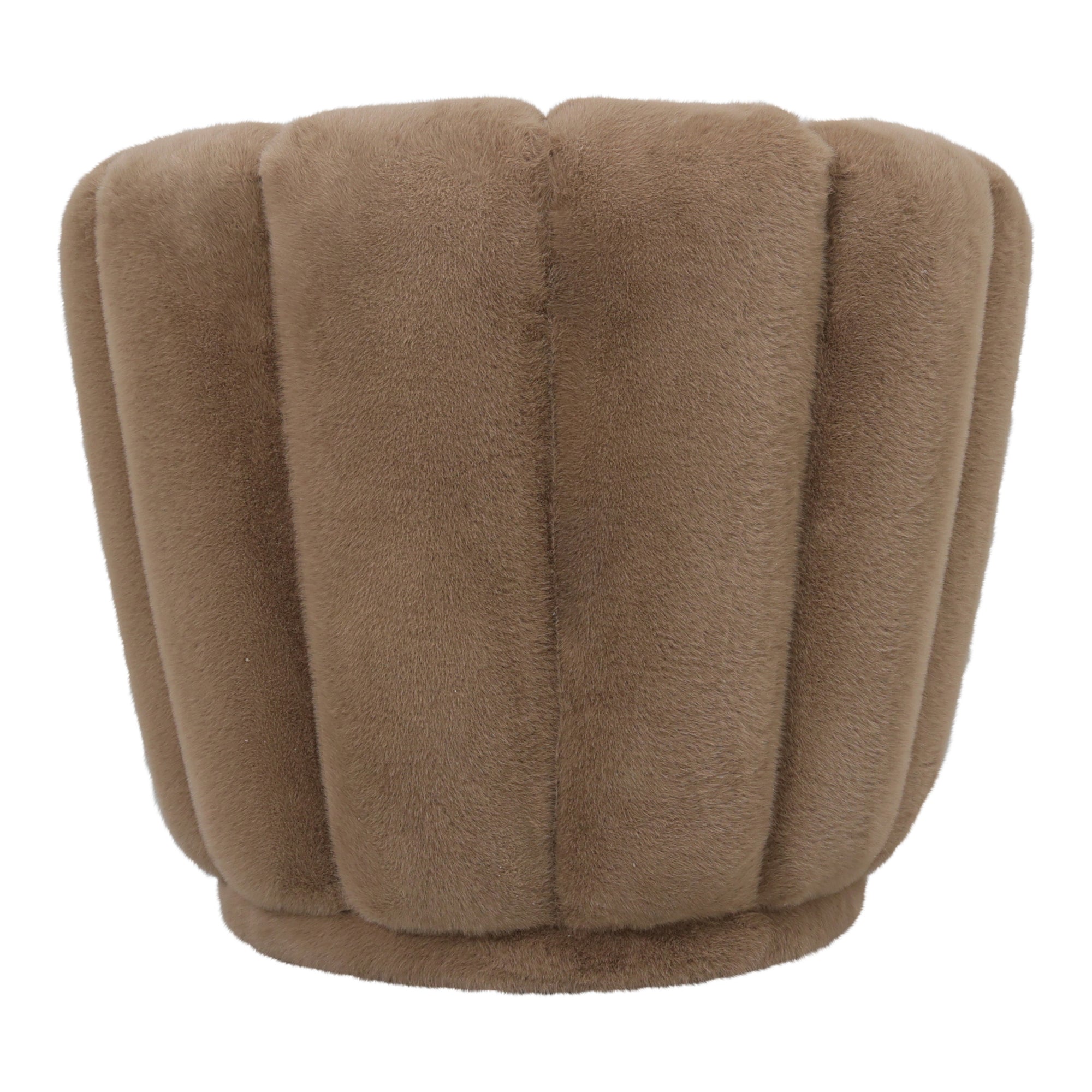 Furia Mocca fauteuil fur - Photo 5