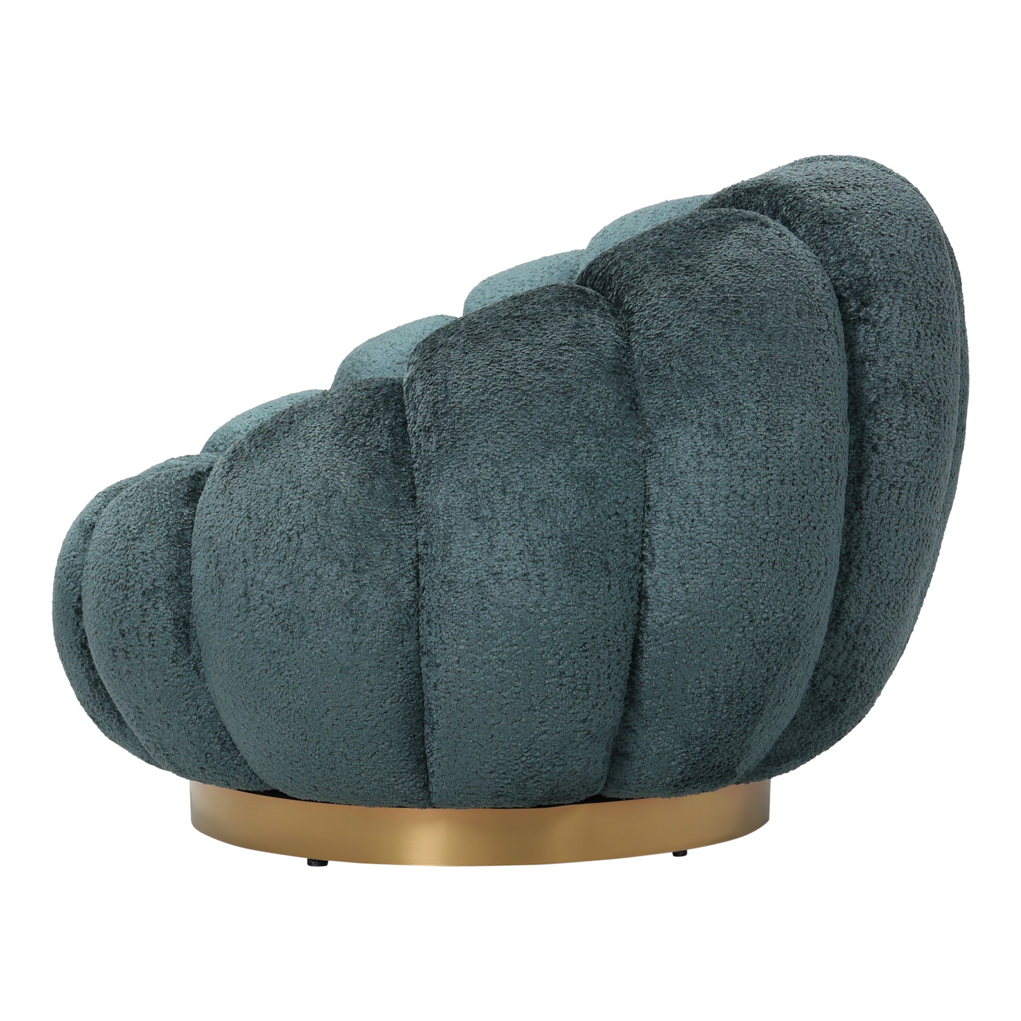Daisy fauteuil Teal Euphoria 13 gold base - Photo 3