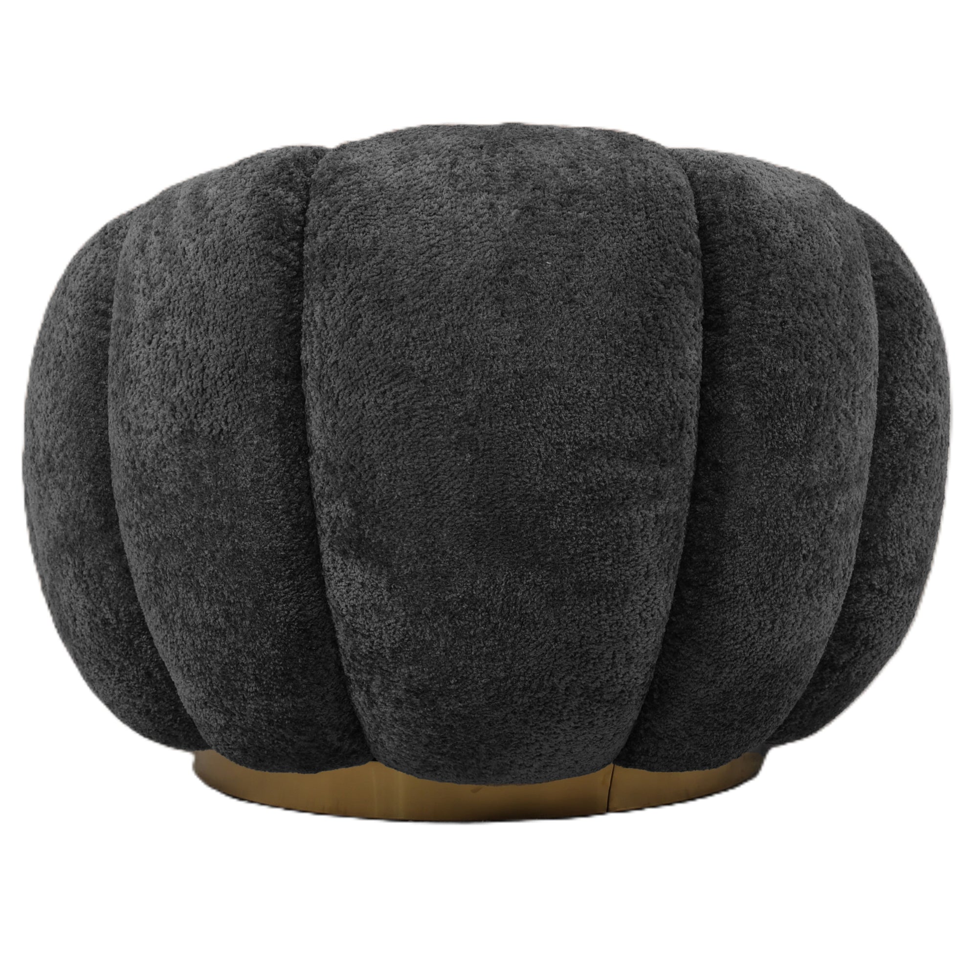 Daisy fauteuil Anthracite Euphoria 21 gold base - Photo 4
