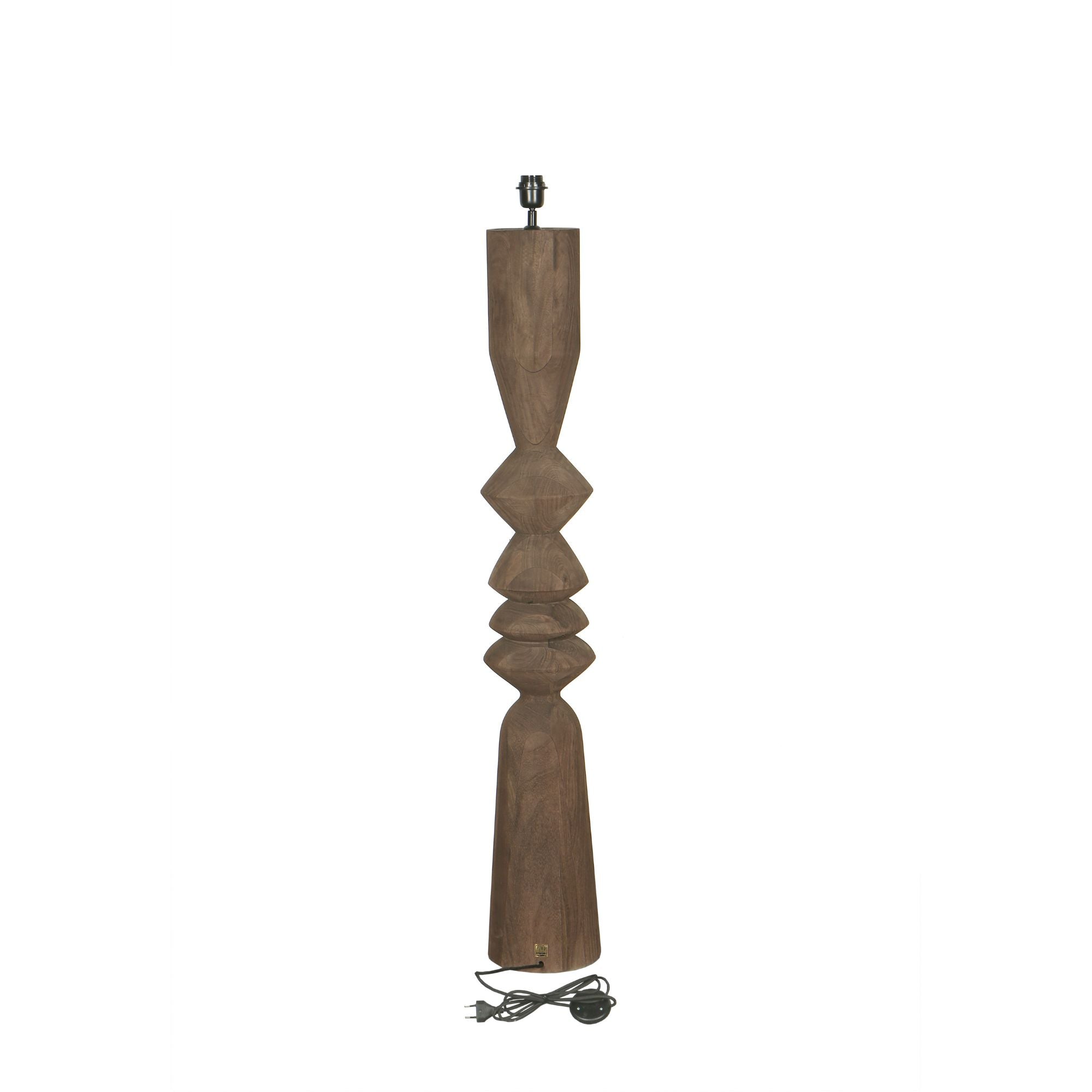 Elaine Lampadaires en bois de manguier - Marron