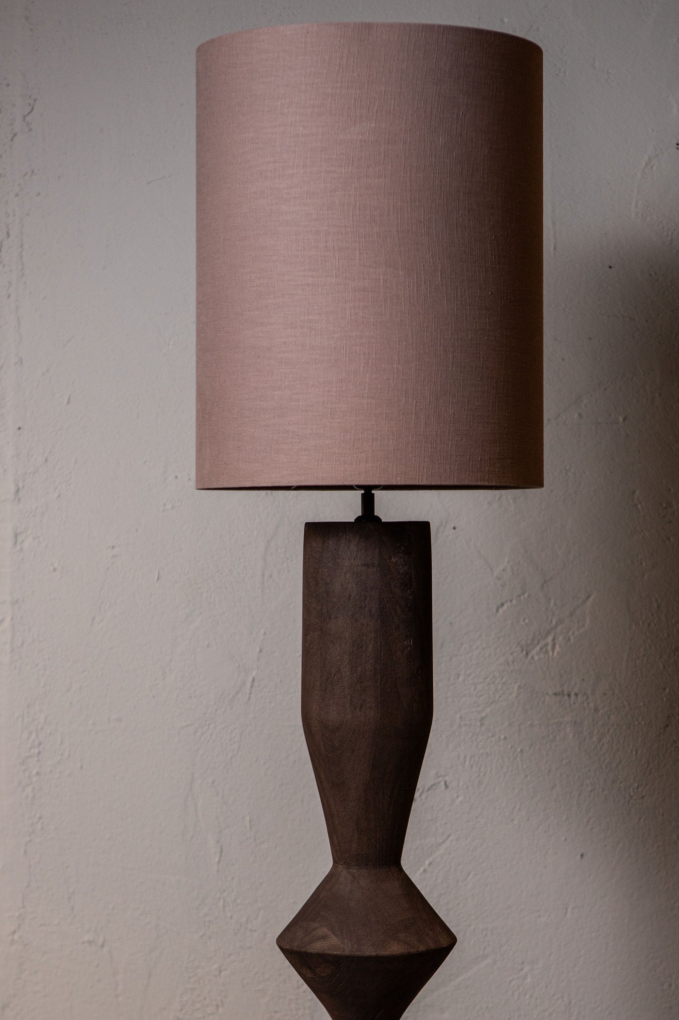 Elaine Lampadaires en bois de manguier - Marron