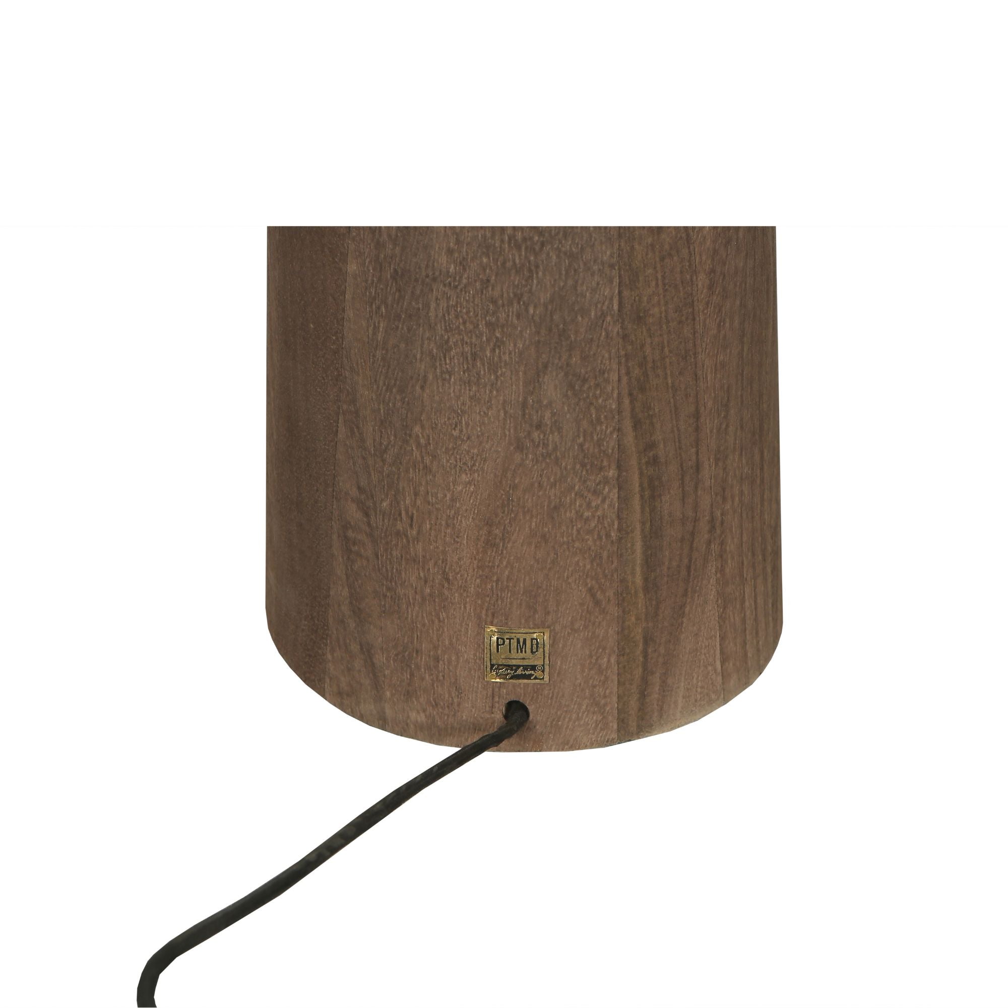 Elaine Lampadaires en bois de manguier - Marron