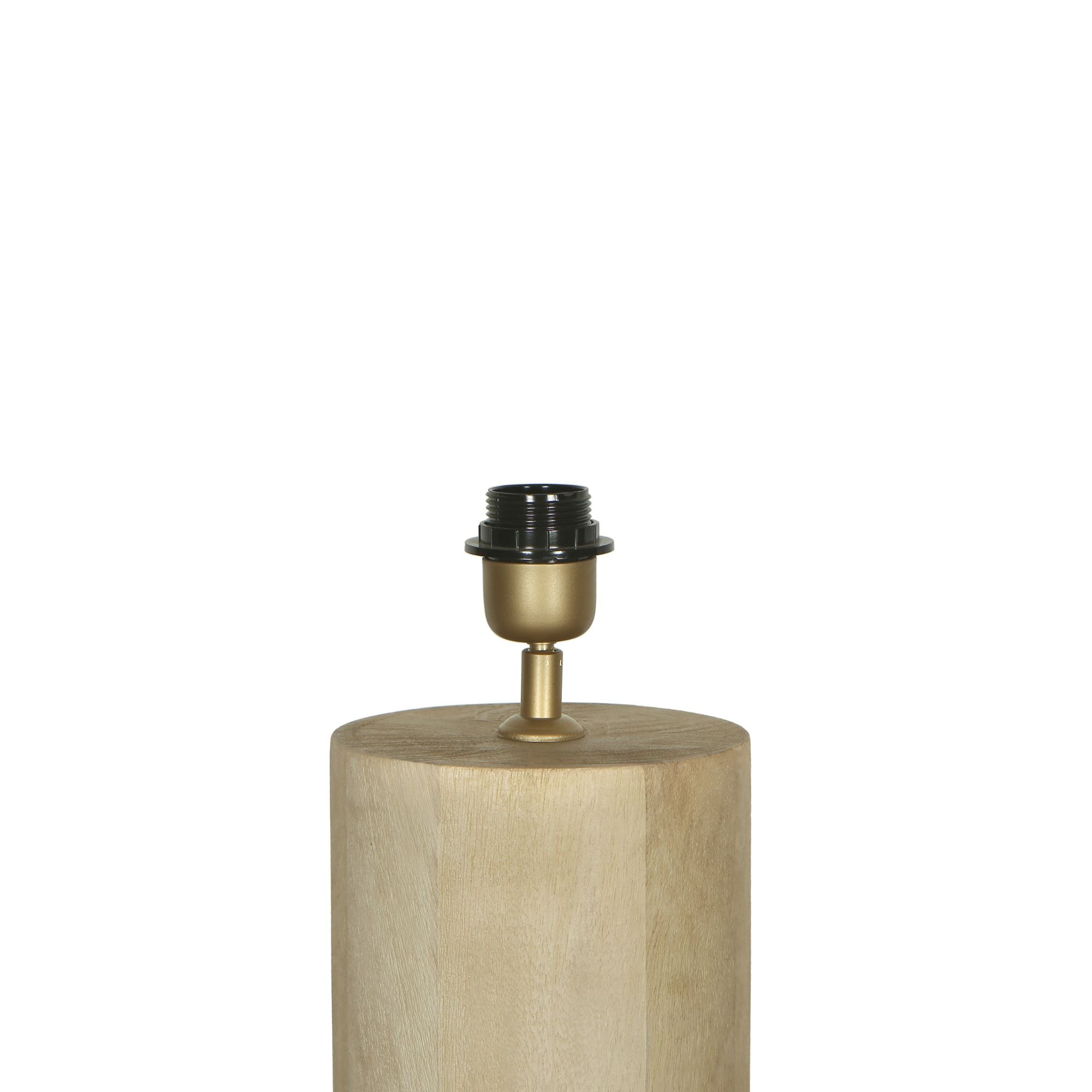 Elaine Lampadaires en bois de manguier - Naturel