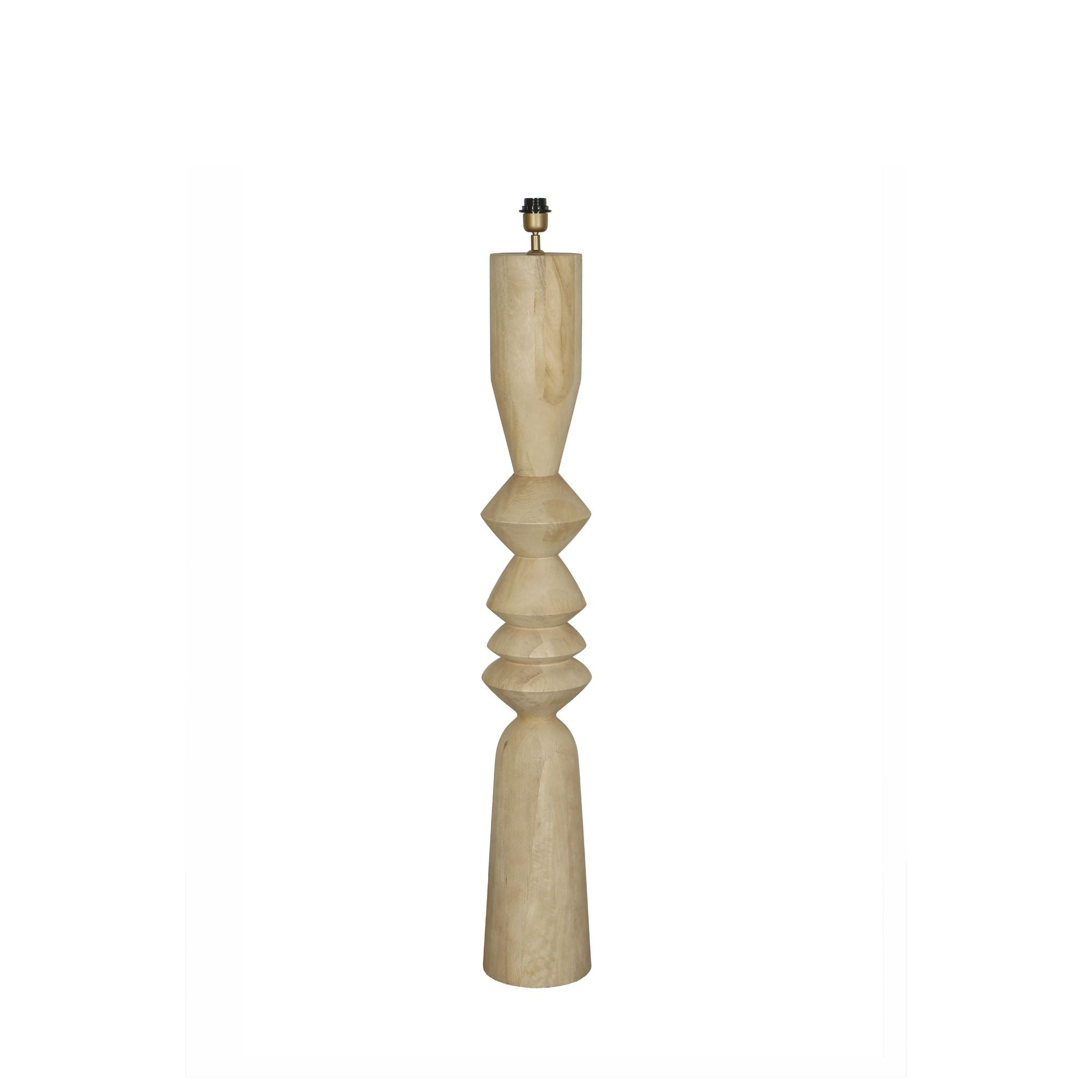 Elaine Lampadaires en bois de manguier - Naturel