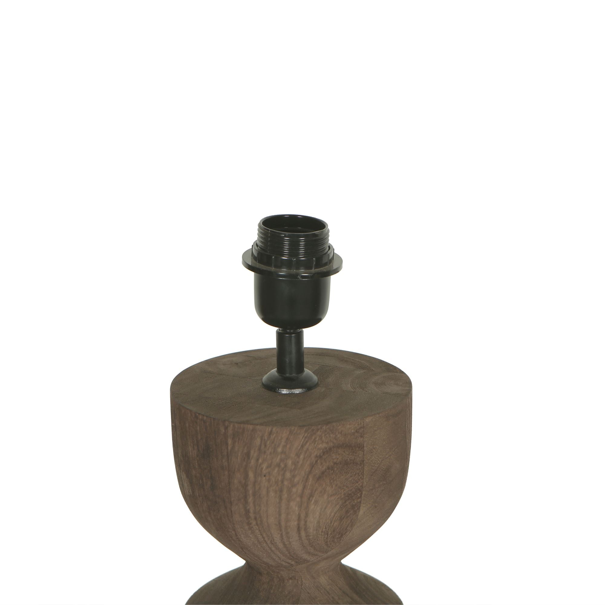 Elaine Lampes de table en bois de manguier - Marron