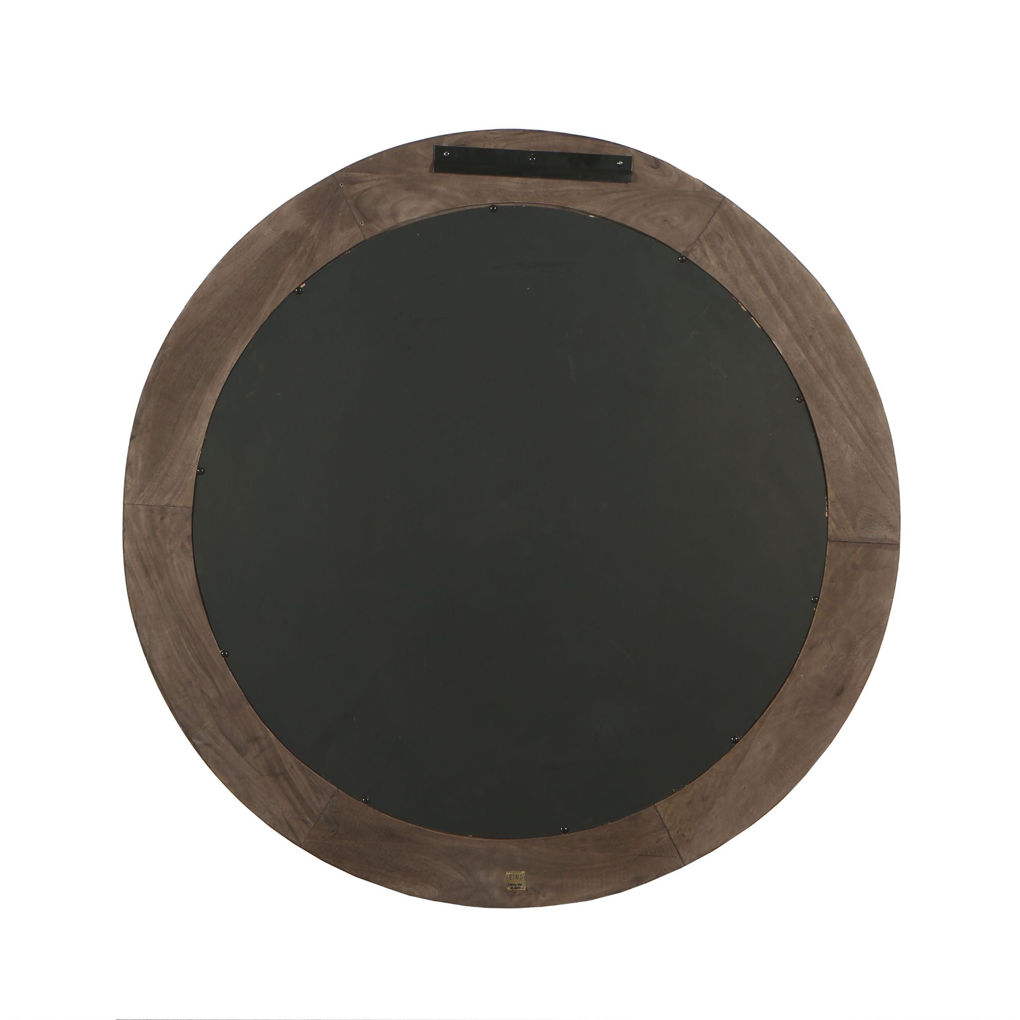 Noam Brown mango wood round mirror L
