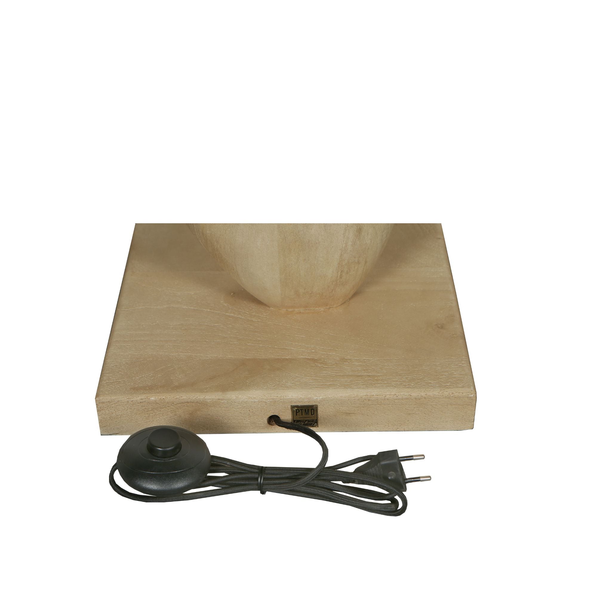 Kodey Lampadaires en bois de manguier - Naturel