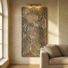Connolly Oil Green wood rect wall panel L