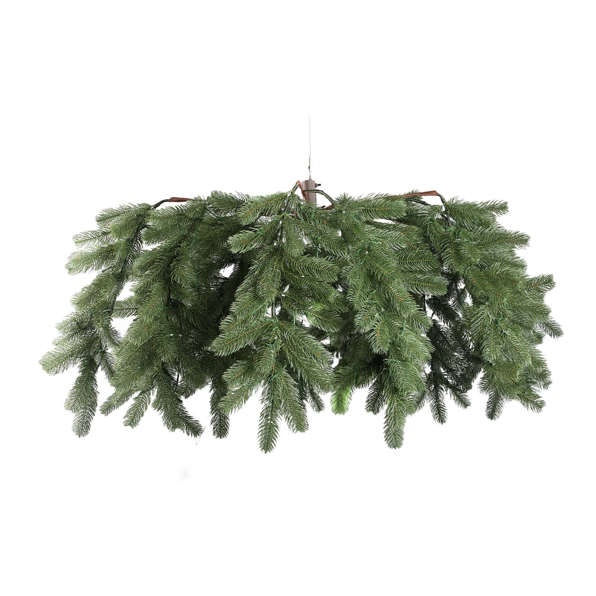 Rosamond Green PVC and PE mix hanging wreath wide