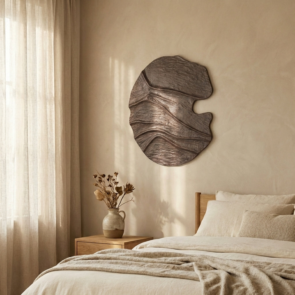 Samraj Bronze casted alu wall panel wave structure