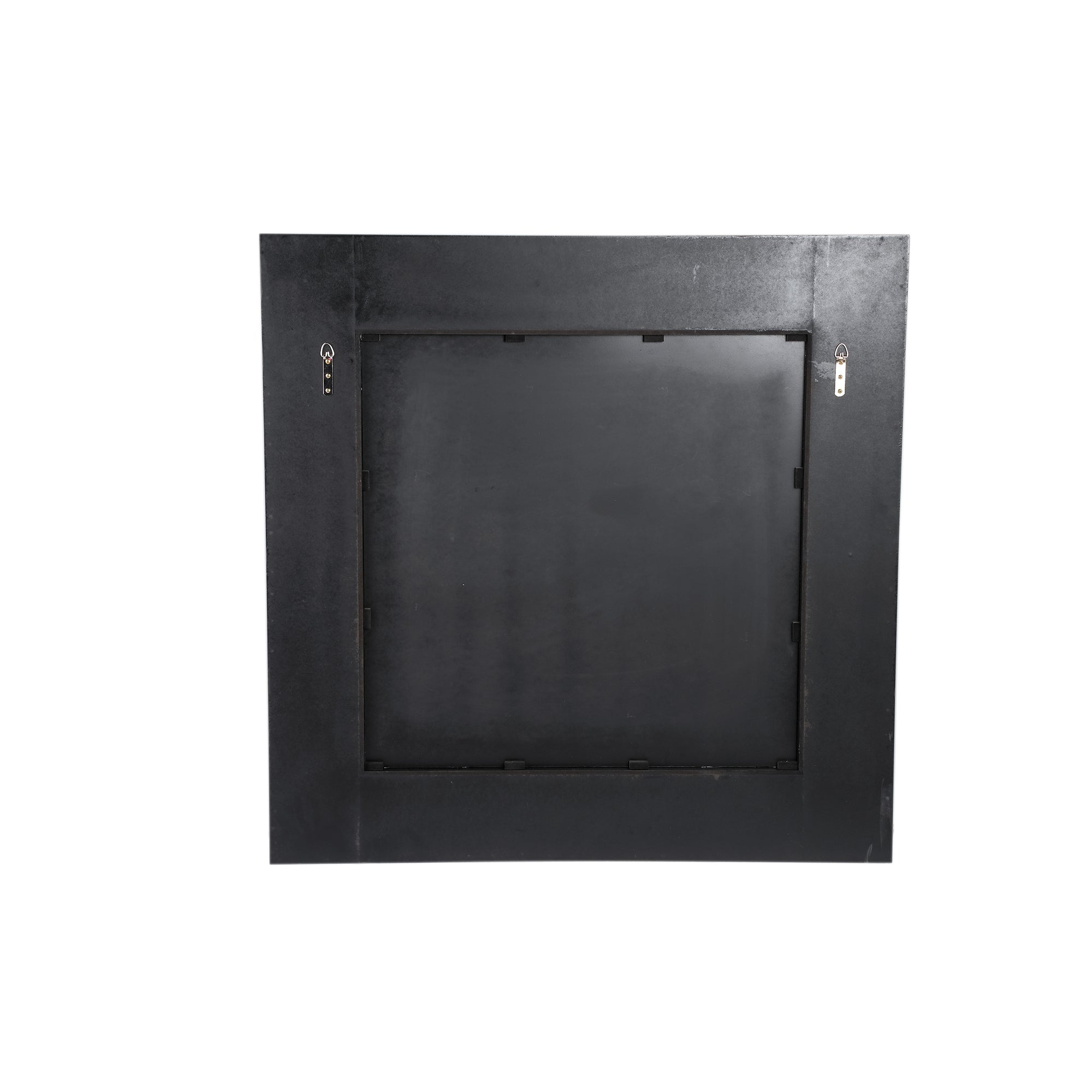 Gezzy Natural wood veneer mirror curl frame square