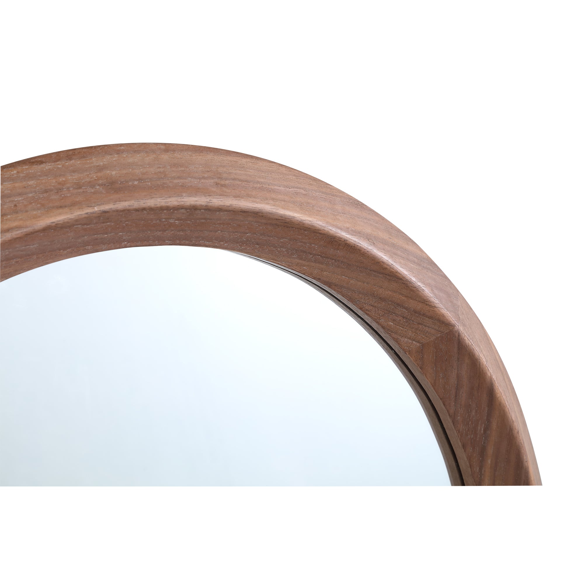 Nibbi Natural wooden veneer mirror twist frame