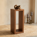 Piédestal Tiess — Naturel Bois Placage Ouvert