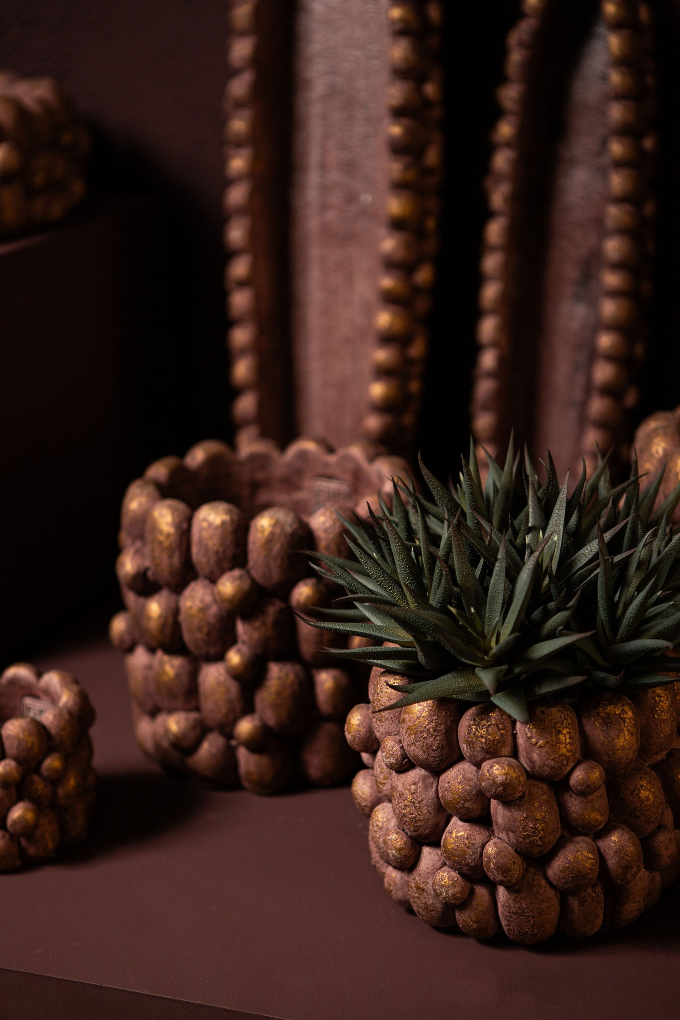 Stenley Pot en ciment - Bronze
