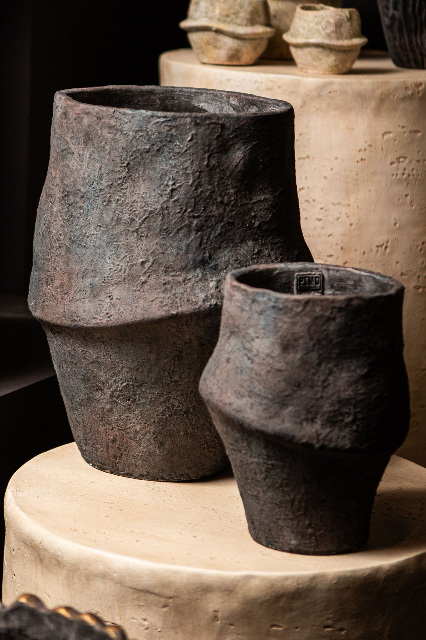 Javay Pot en ciment - Grey