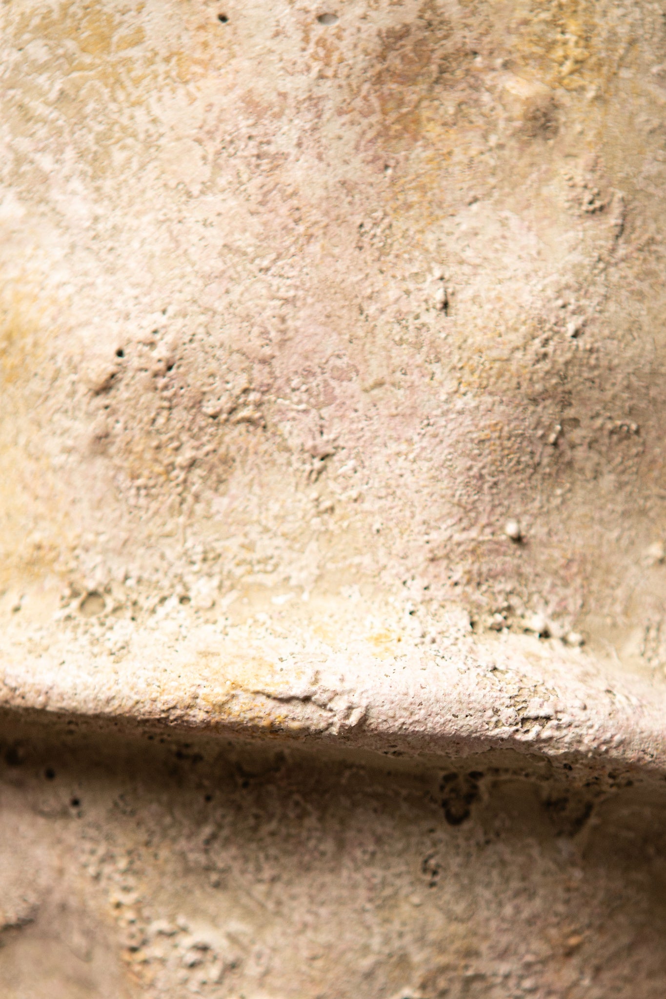 Haania Pot en ciment - Beige