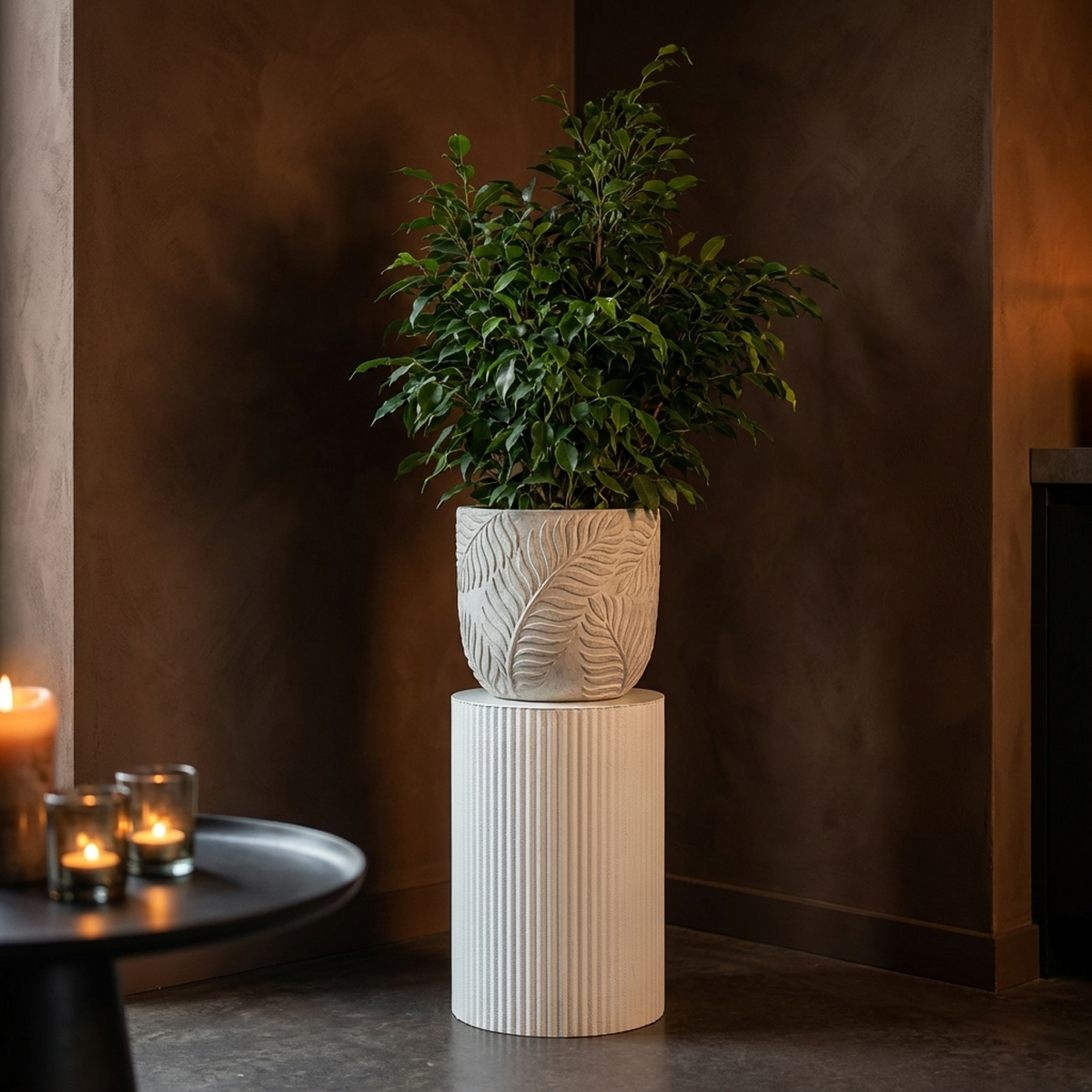 Pot Noami — Ciment — Photo lifestyle