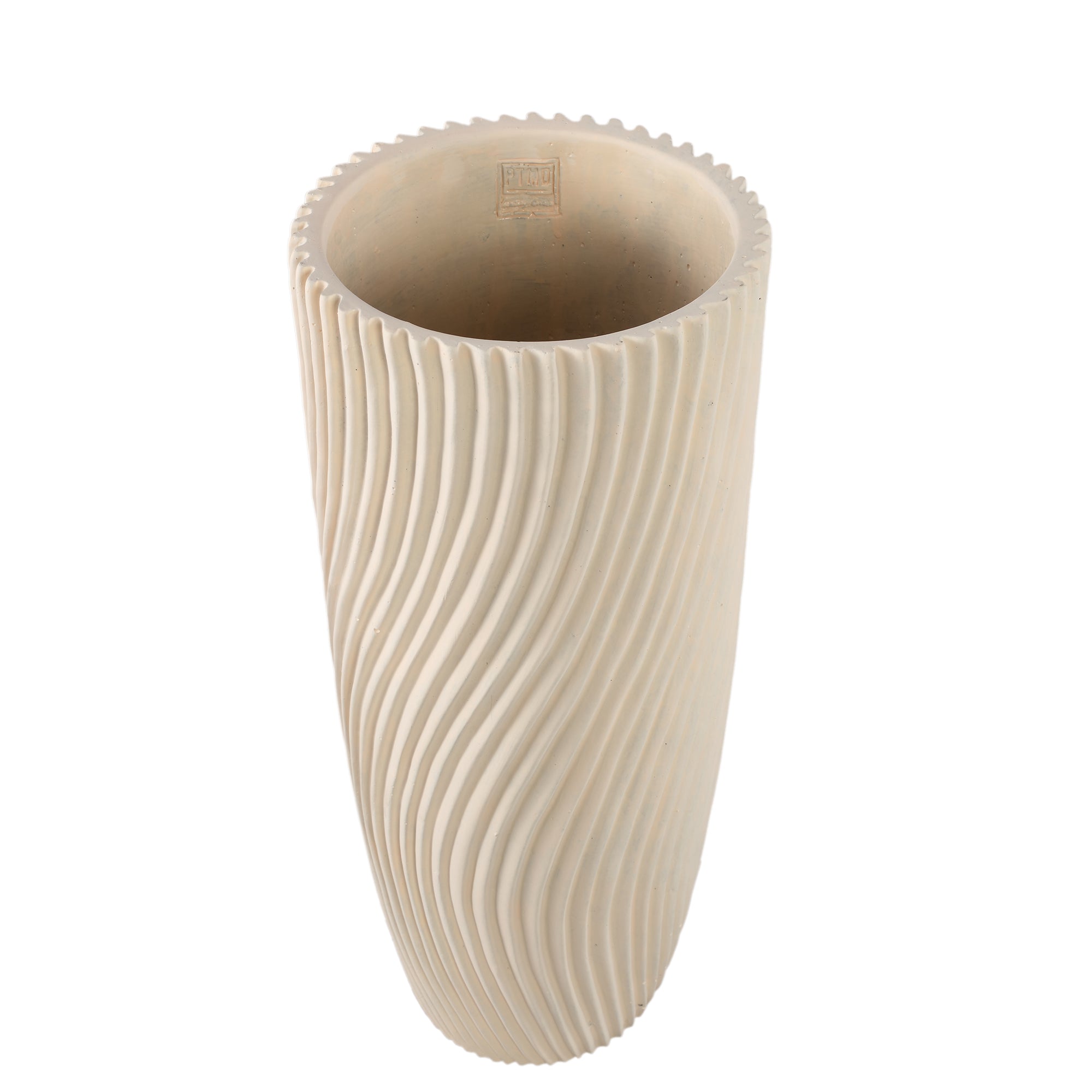 Lianna Pot en ciment - Cream