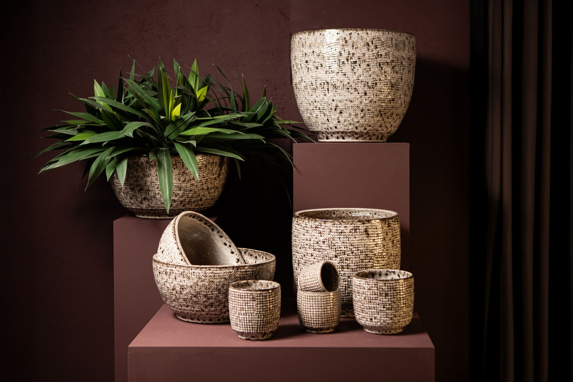 Elana Pot en céramique - White