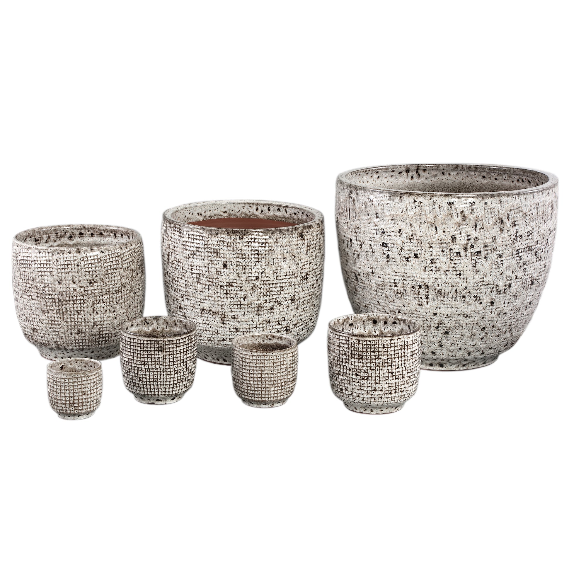 Elana Pot en céramique - Blanc