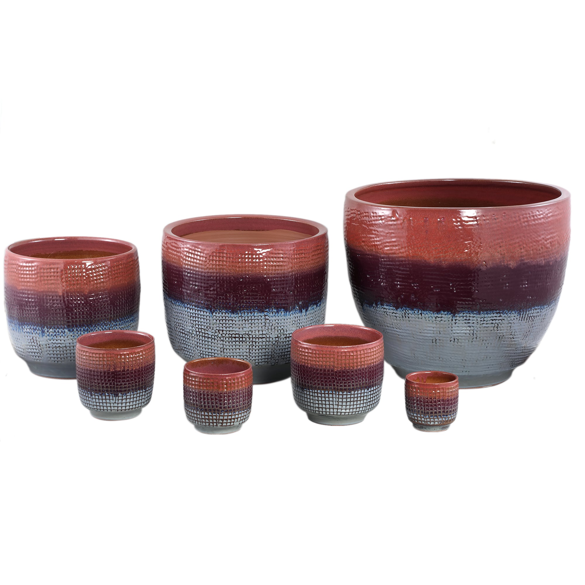 Elana Pot en céramique - Violet