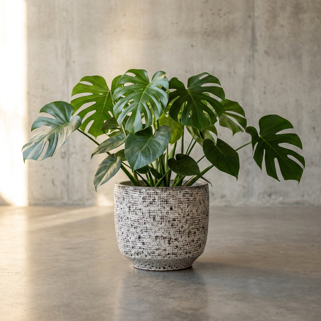 Elana Pot en céramique - Blanc