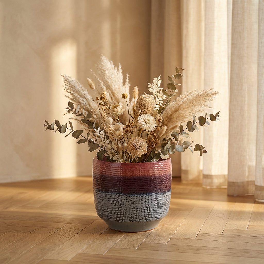 Elana Pot en céramique - Violet
