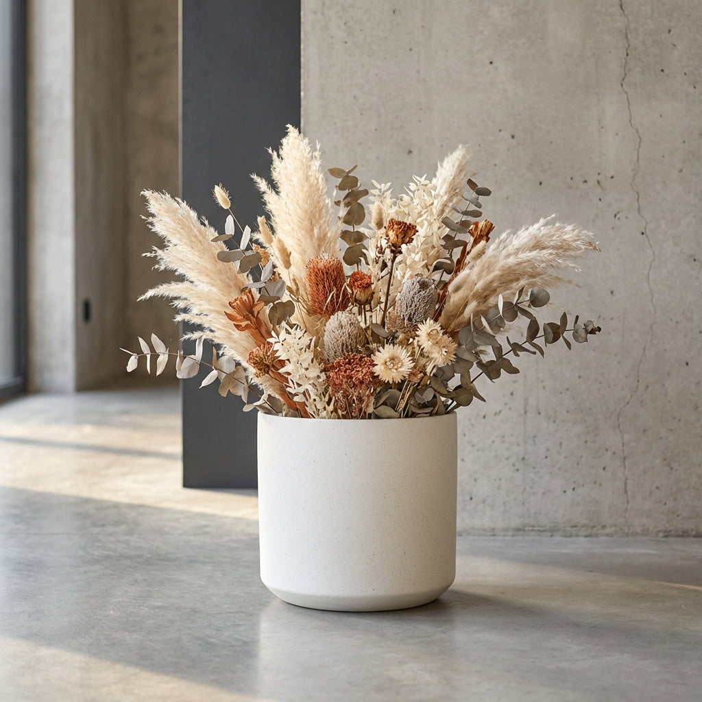 Fatima Pot en céramique - Blanc