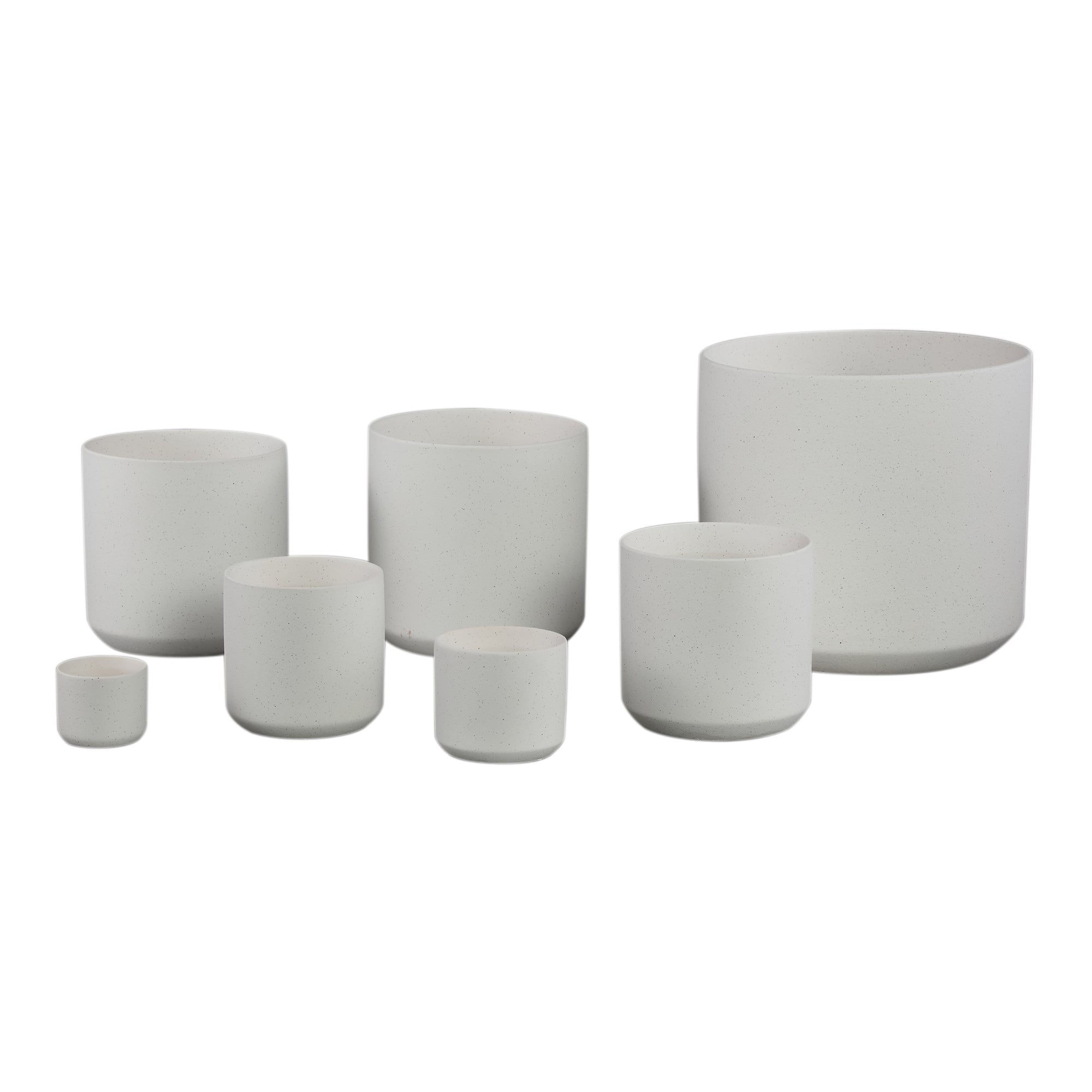Fatima Pot en céramique - Blanc