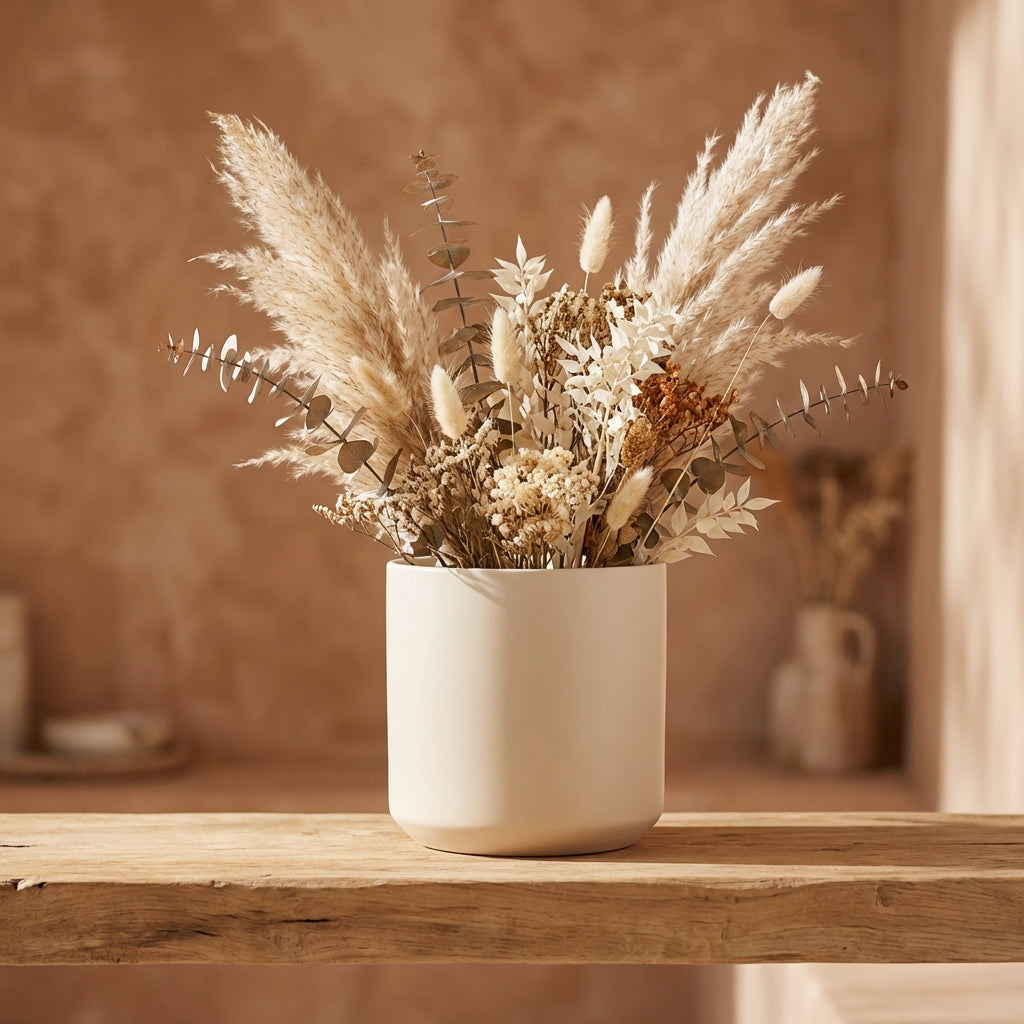 Fatima Pot en céramique - Crème