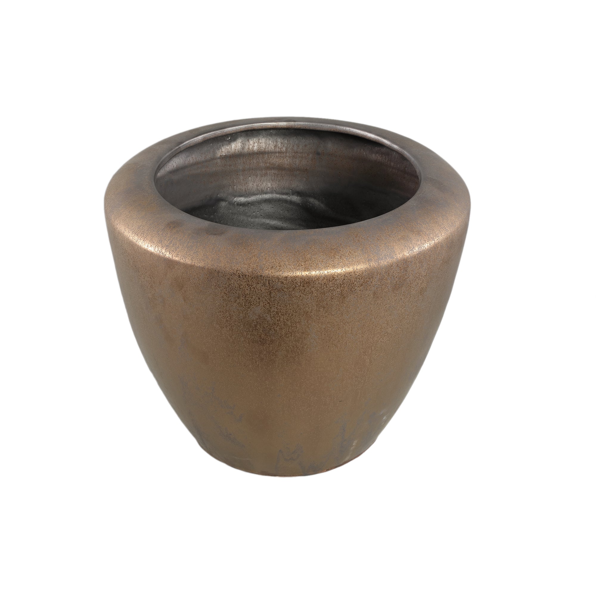 Kyleigh Pot en céramique - Bronze
