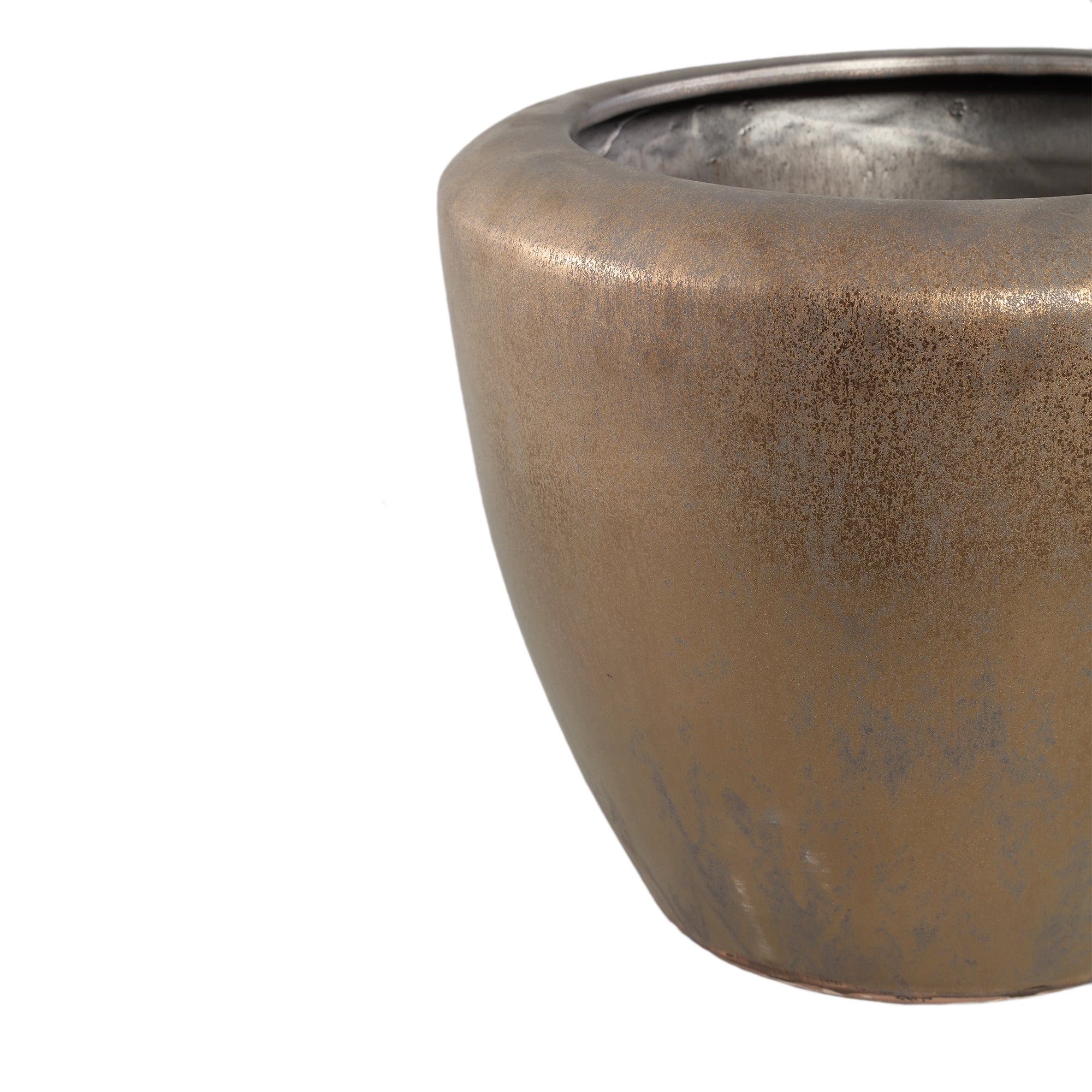 Kyleigh Pot en céramique - Bronze