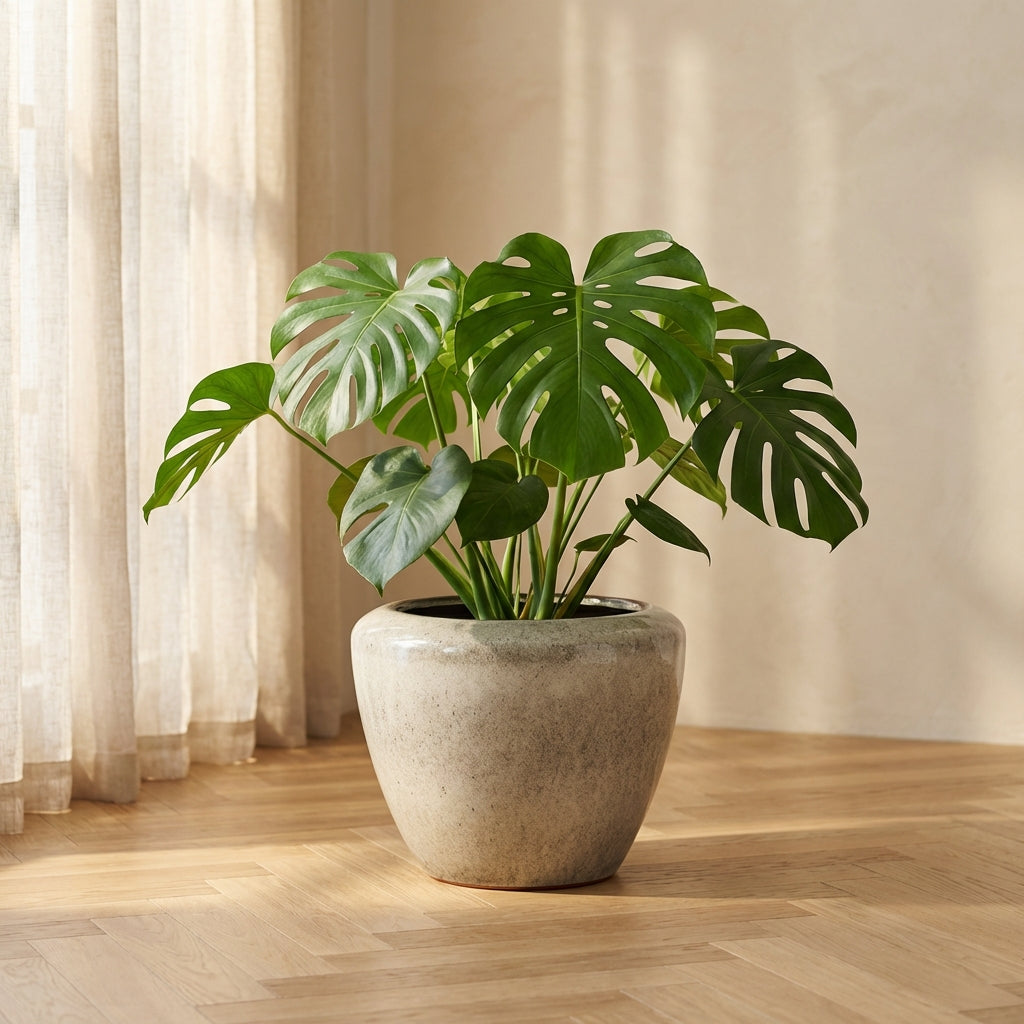 Kyleigh Pot en céramique - Beige