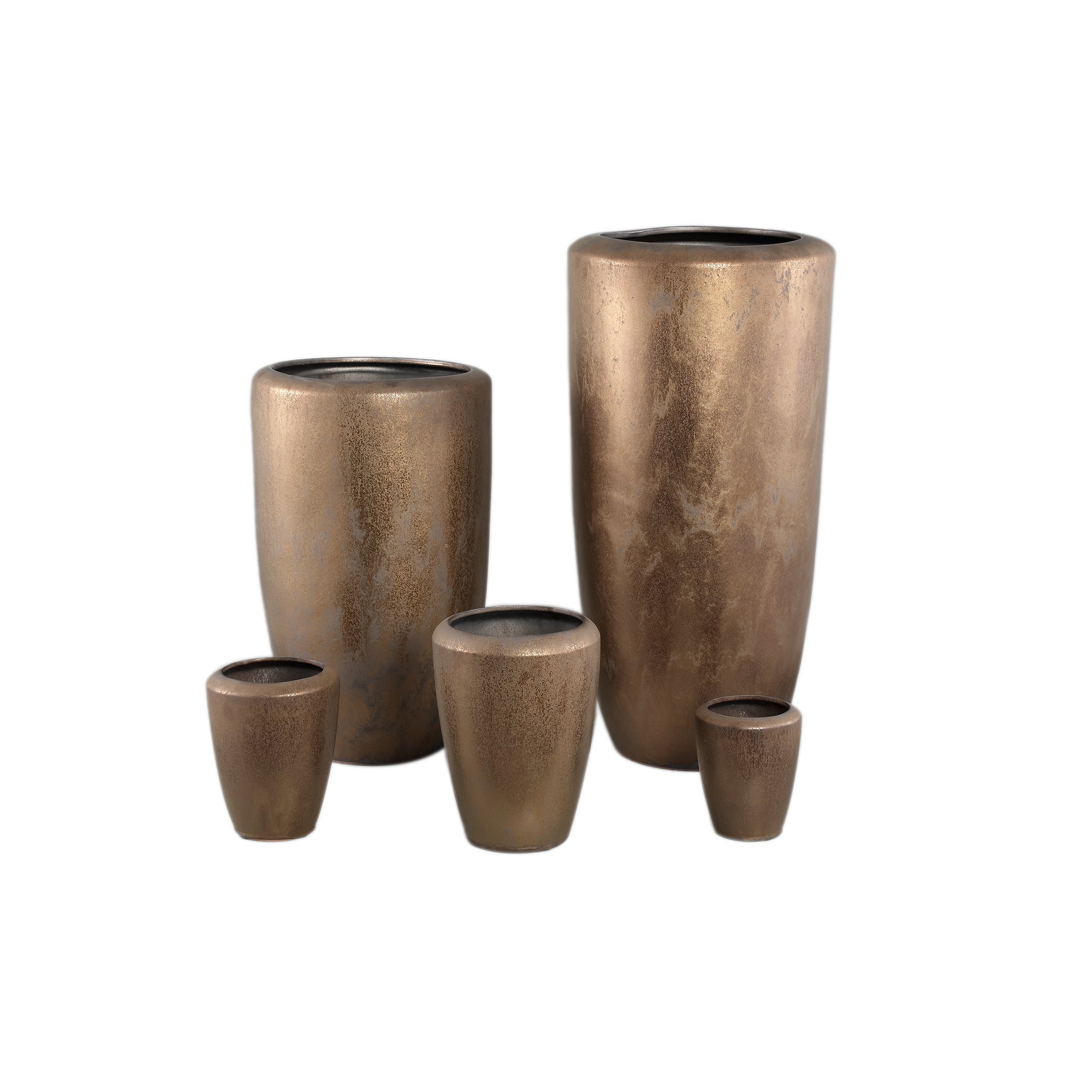 Kyleigh Pot en céramique - Bronze