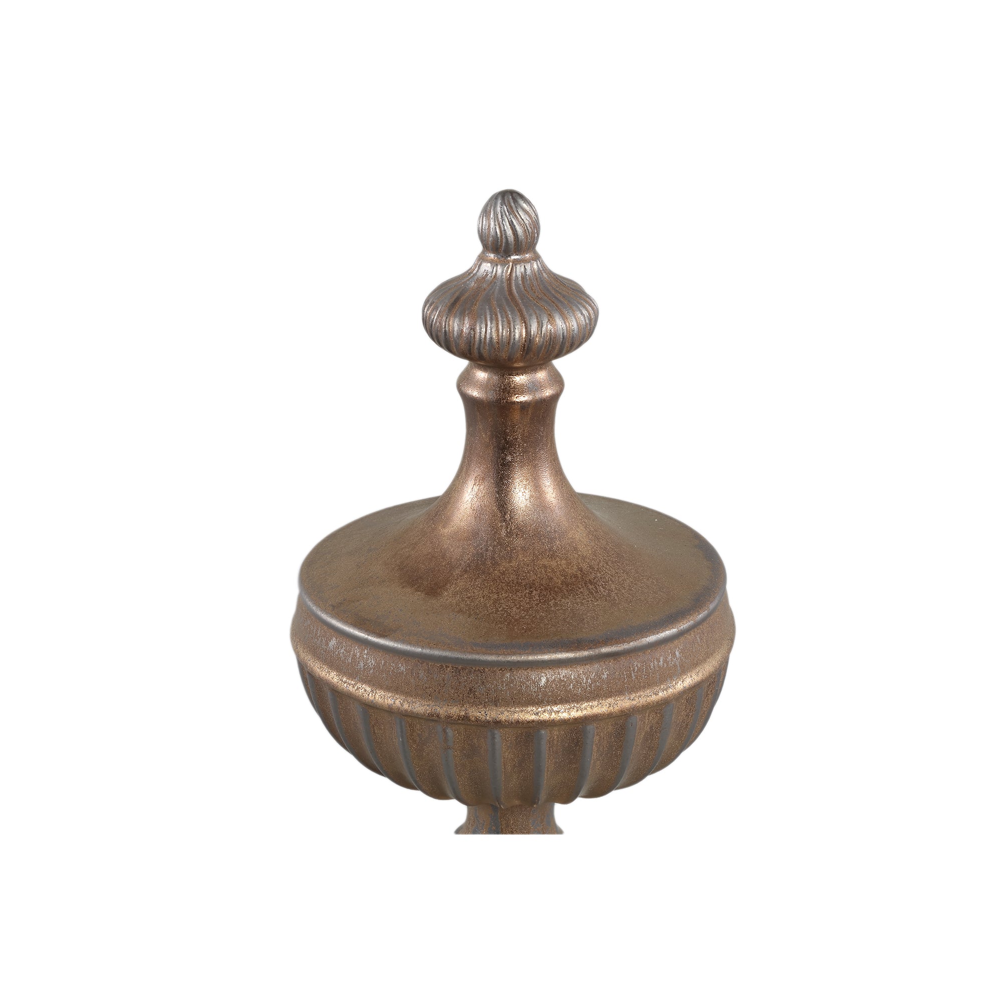 Kristifor Bronze antique shaped ceramic statue